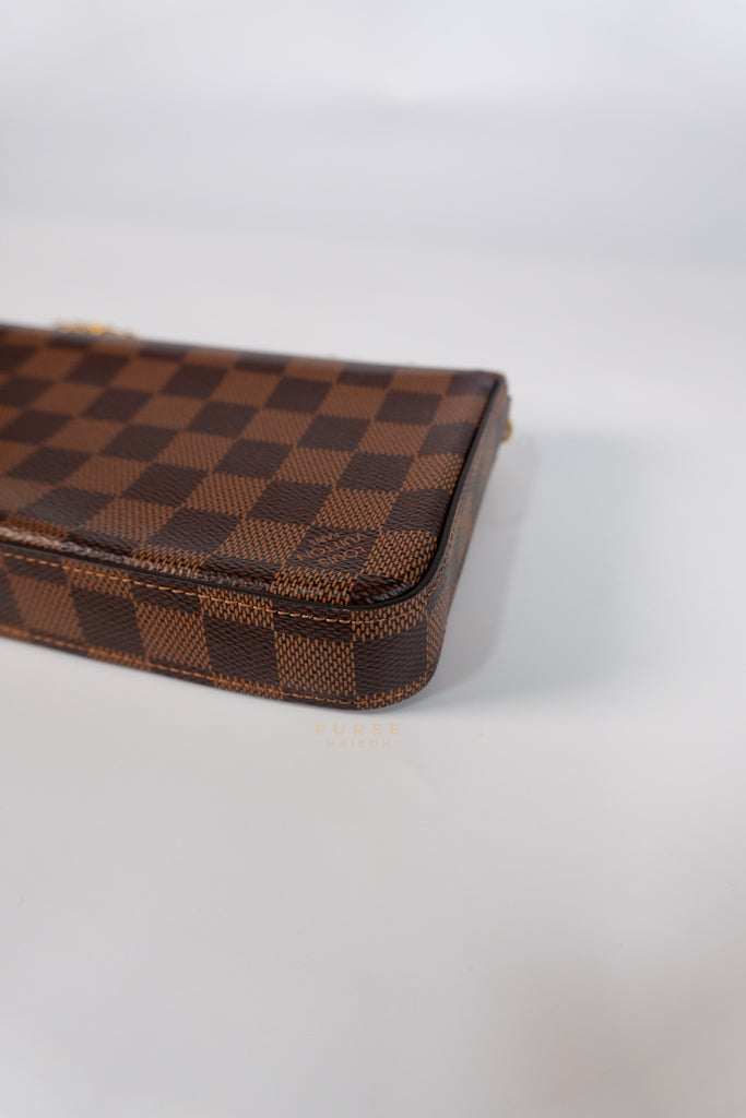 Felicie in Damier Ebene Canvas (Microchip) | Purse Maison Luxury Bags Shop
