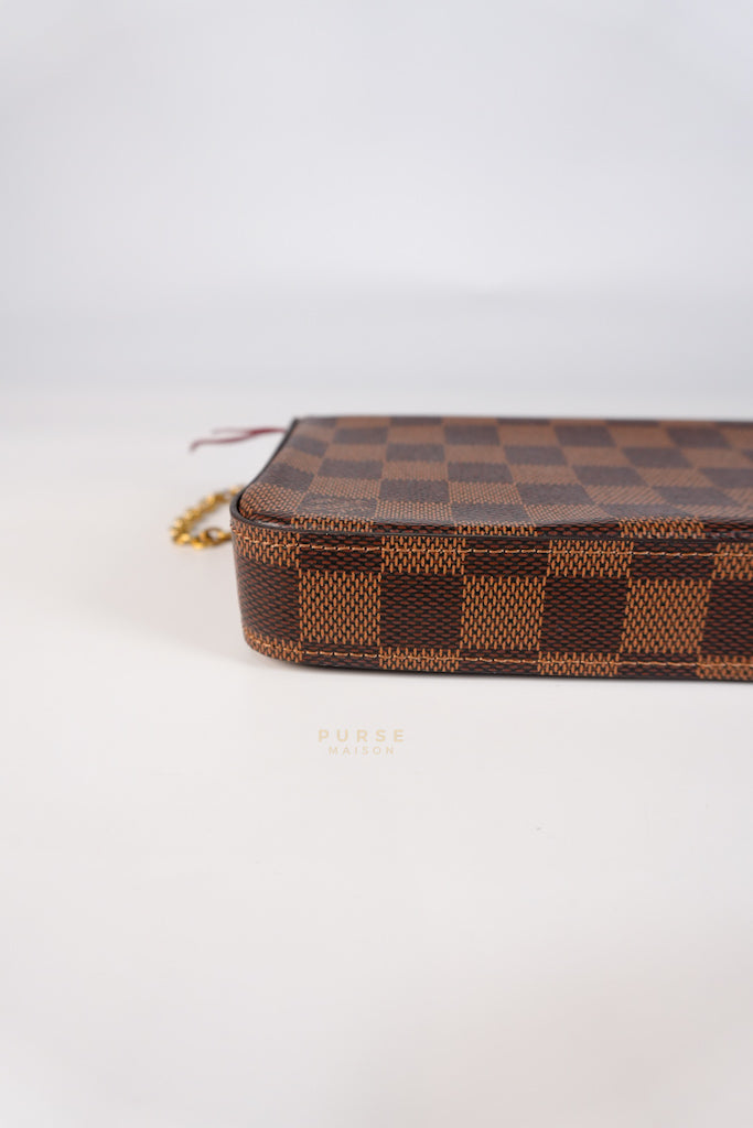 Felicie in Damier Ebene Canvas (Microchip) | Purse Maison Luxury Bags Shop