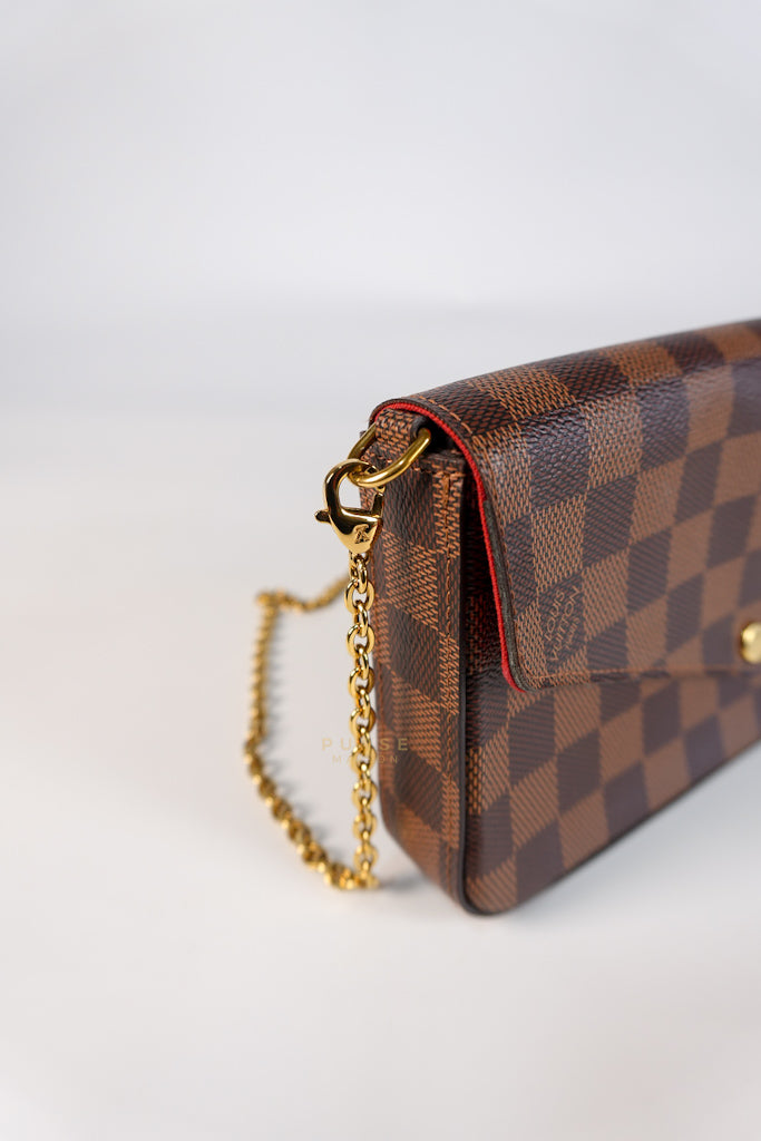 Felicie in Damier Ebene Canvas (Microchip) | Purse Maison Luxury Bags Shop