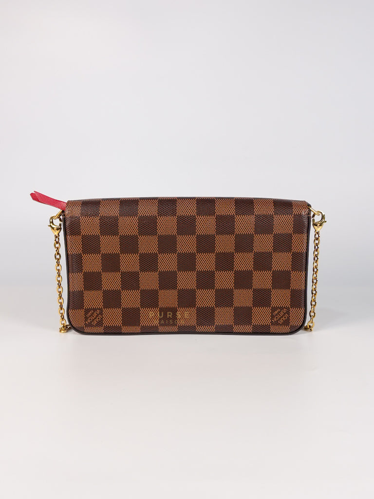 Felicie in Damier Ebene Canvas (Microchip) | Purse Maison Luxury Bags Shop
