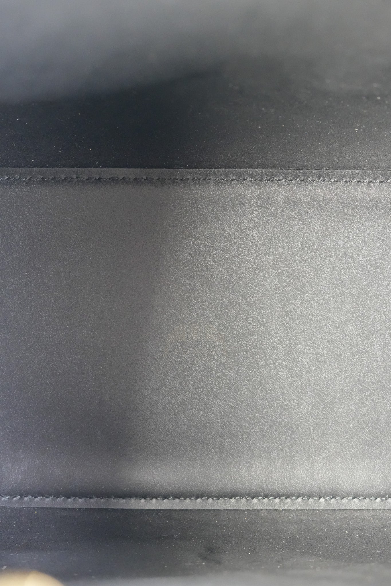 Fendace Sunshine Shopper Tote Bag in Black Calfskin Leather & Gold Hardware | Purse Maison Luxury Bags Shop