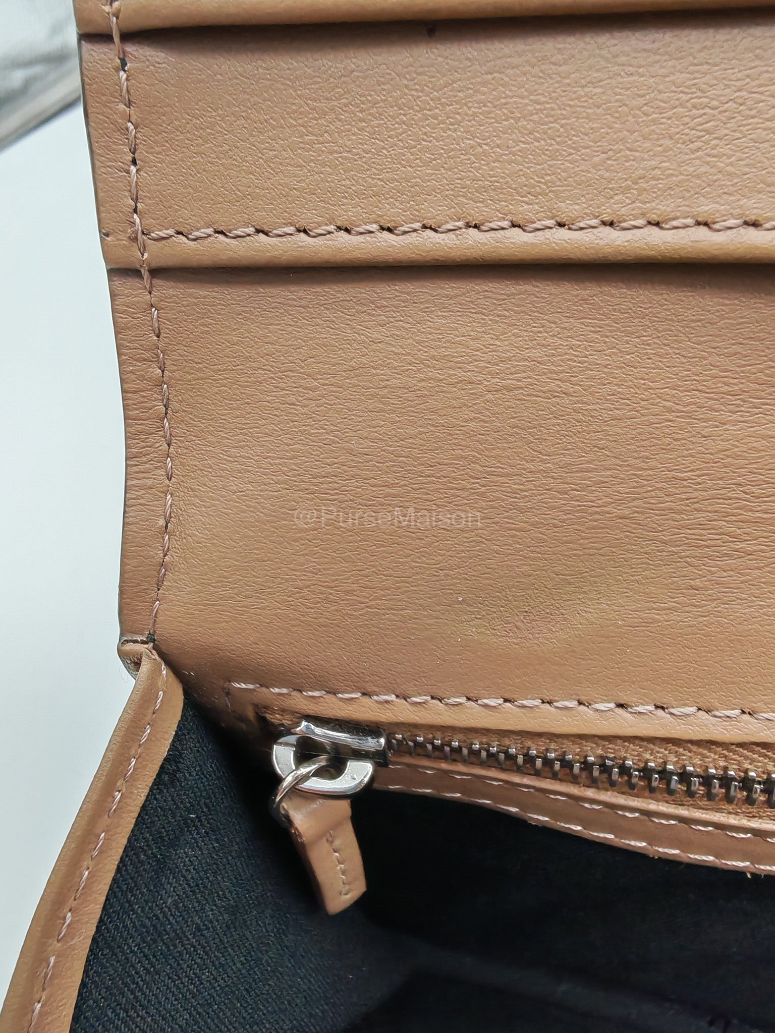 Fendi Diagonal Bi-fold Long Wallet in Brown/Black FF Logo Canvas | Purse Maison Luxury Bags Shop