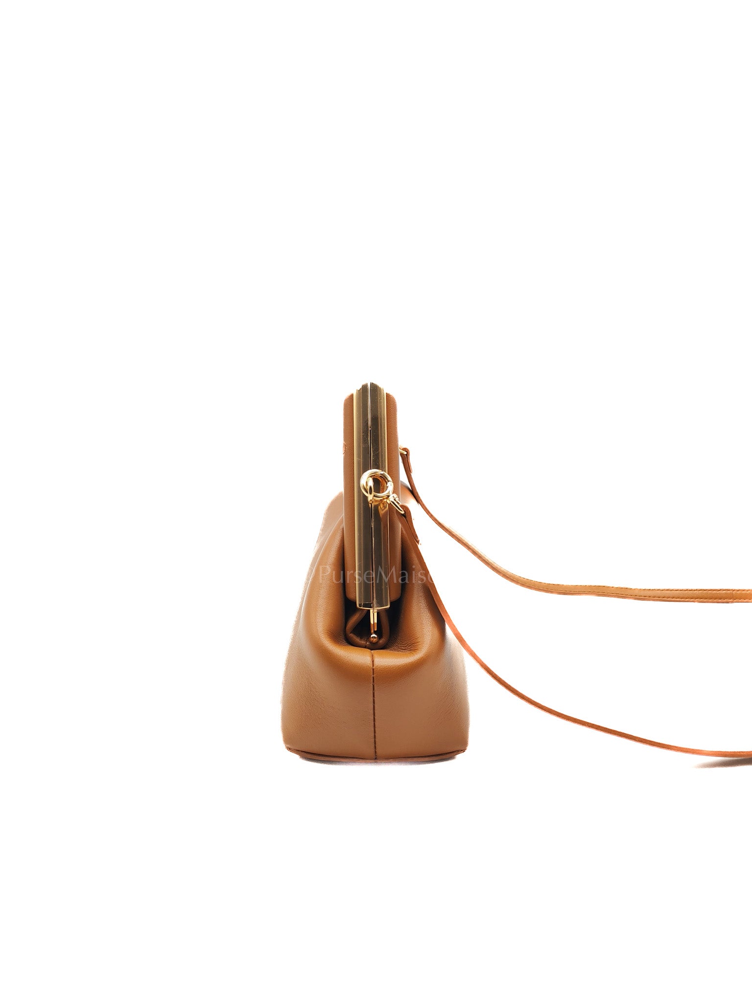 Fendi First Napa Leather Bag in Camel | Purse Maison Luxury Bags Shop