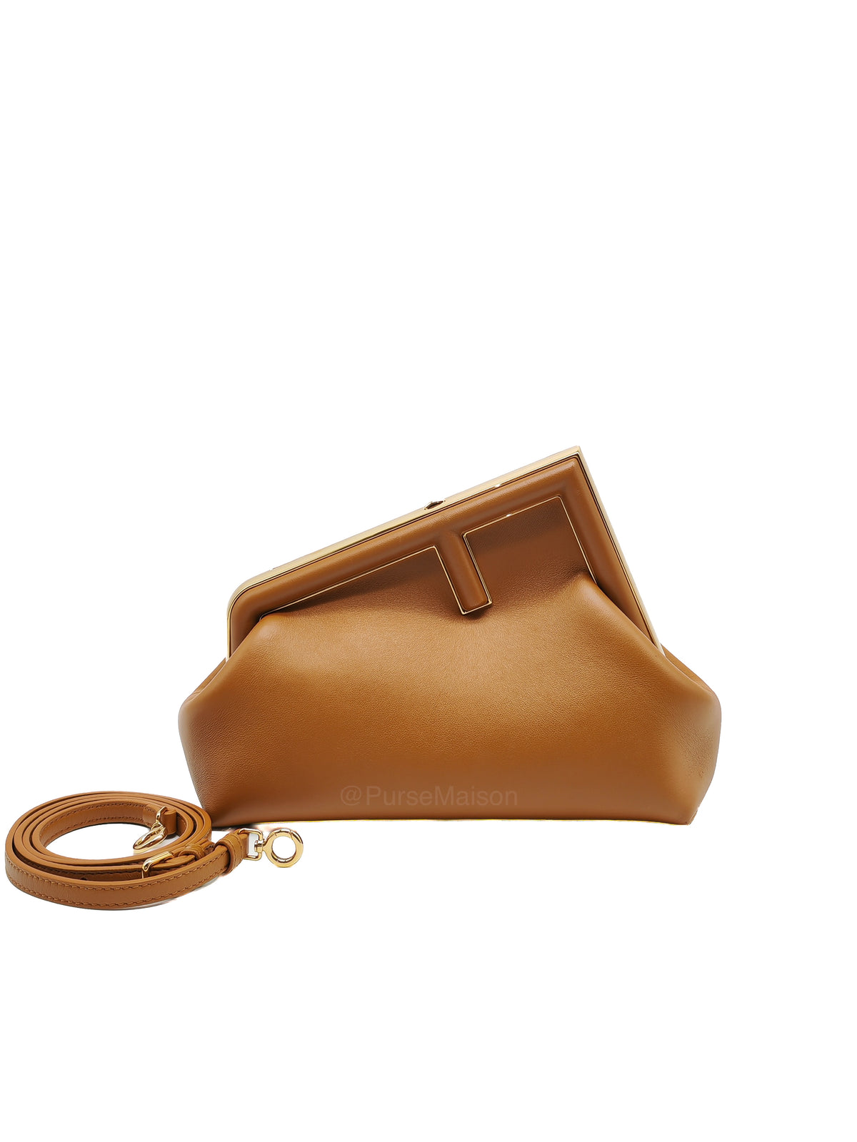 Fendi First Small Nappa Caramel | Purse Maison Luxury Bags Shop