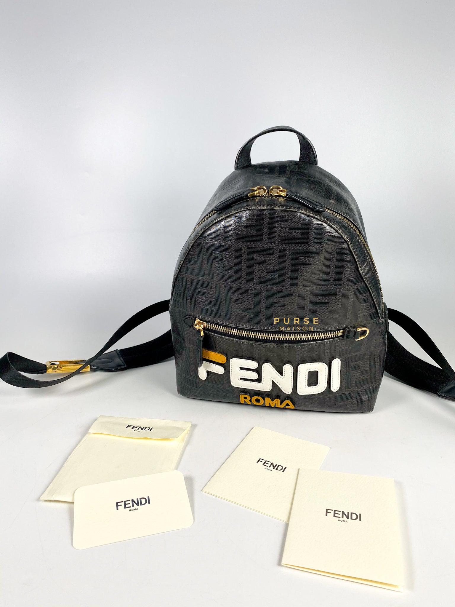 Fendi Mania Black Backpack