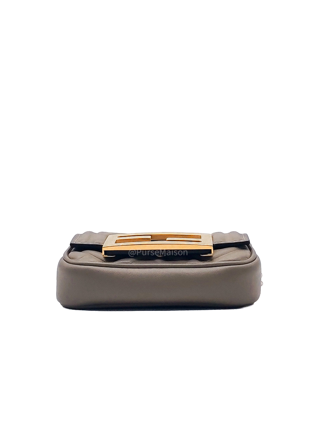 Fendi Nano Baguette Micro Bag in Zucca FF Leather | Purse Maison Luxury Bags Shop