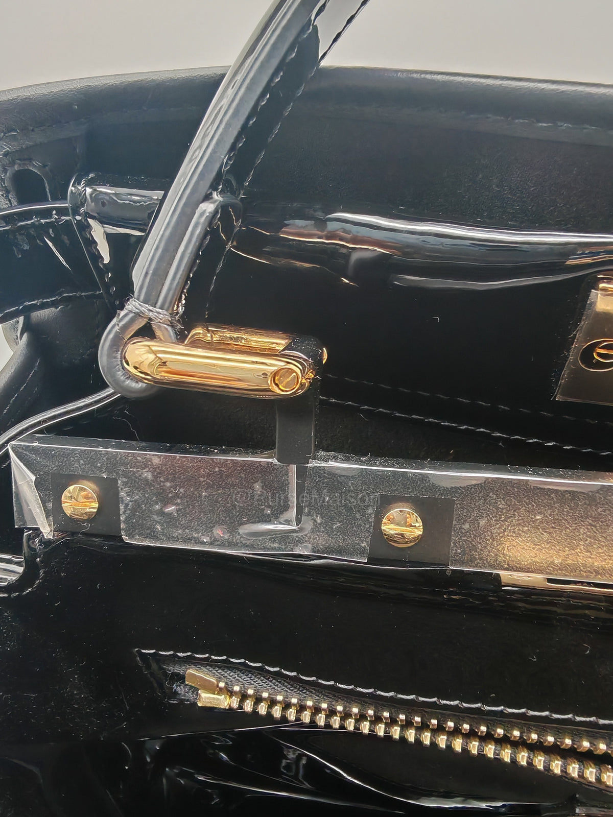 Fendi Peekaboo Defende Cover in Zucca Print Coated Canvas and Gold Hardware | Purse Maison Luxury Bags Shop