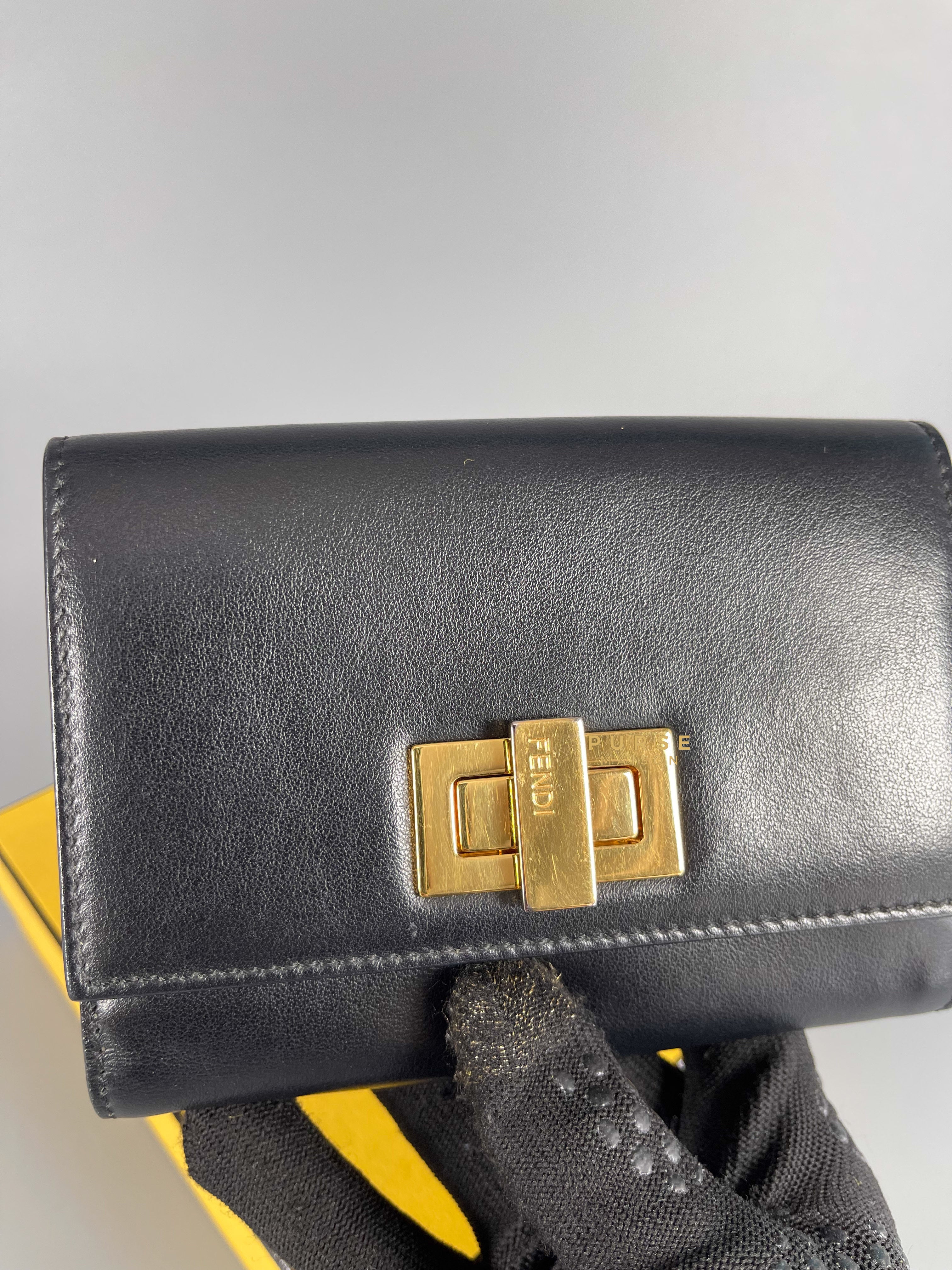 Fendi peekaboo continental wallet on sale