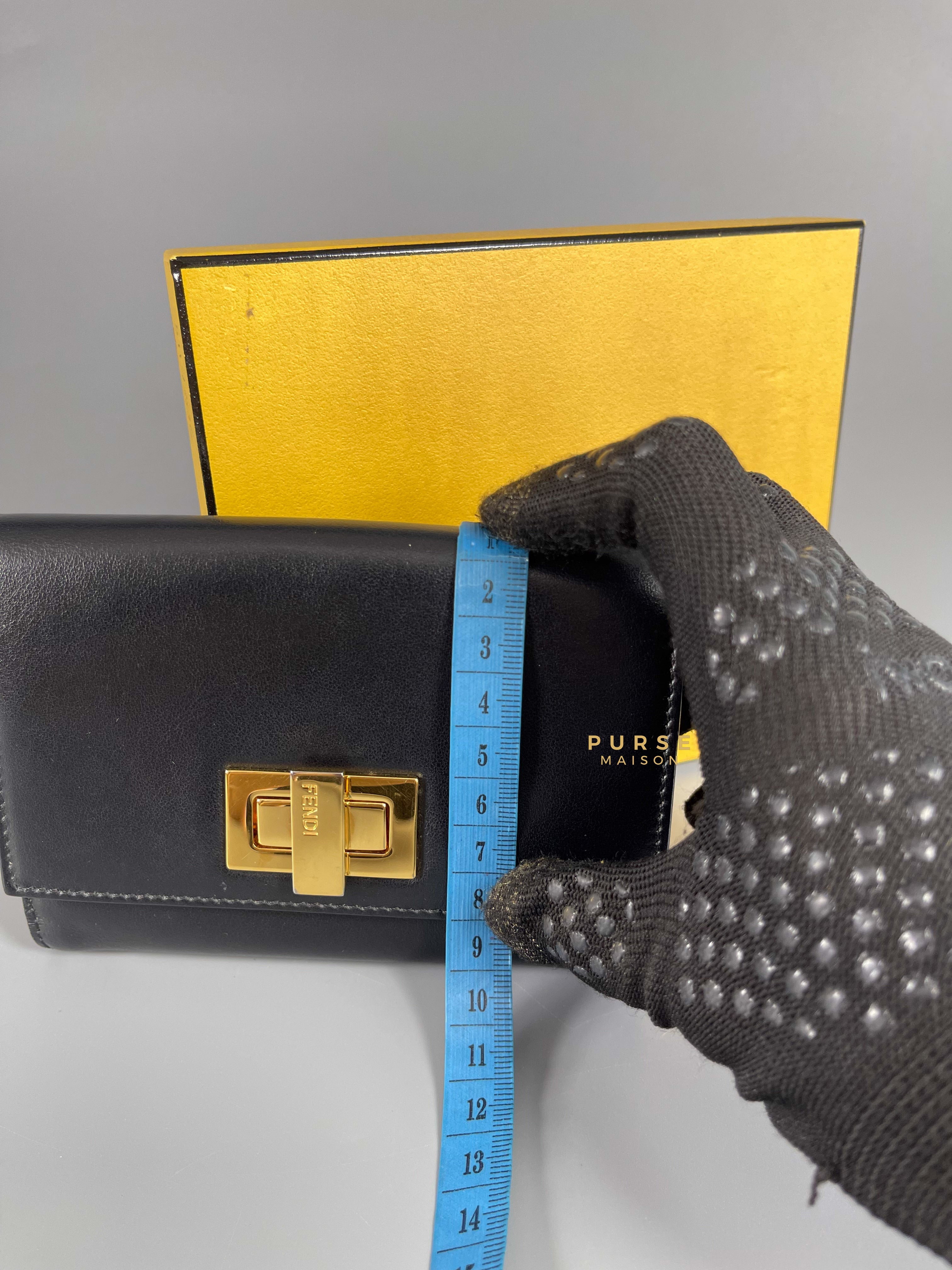 Fendi Peekaboo Medium Wallet Bicolor