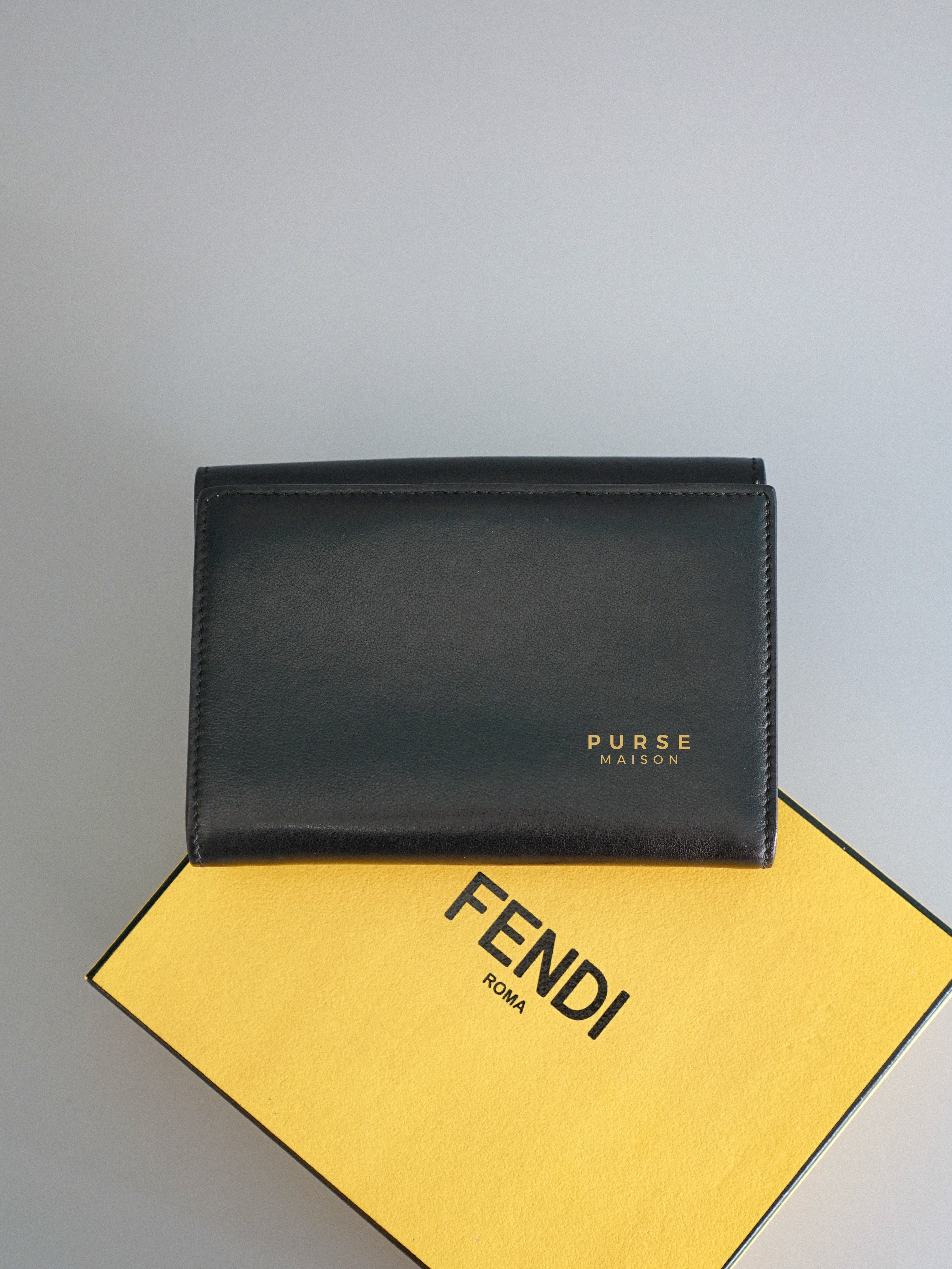 Fendi Peekaboo Medium Wallet Bicolor | Purse Maison Luxury Bags Shop