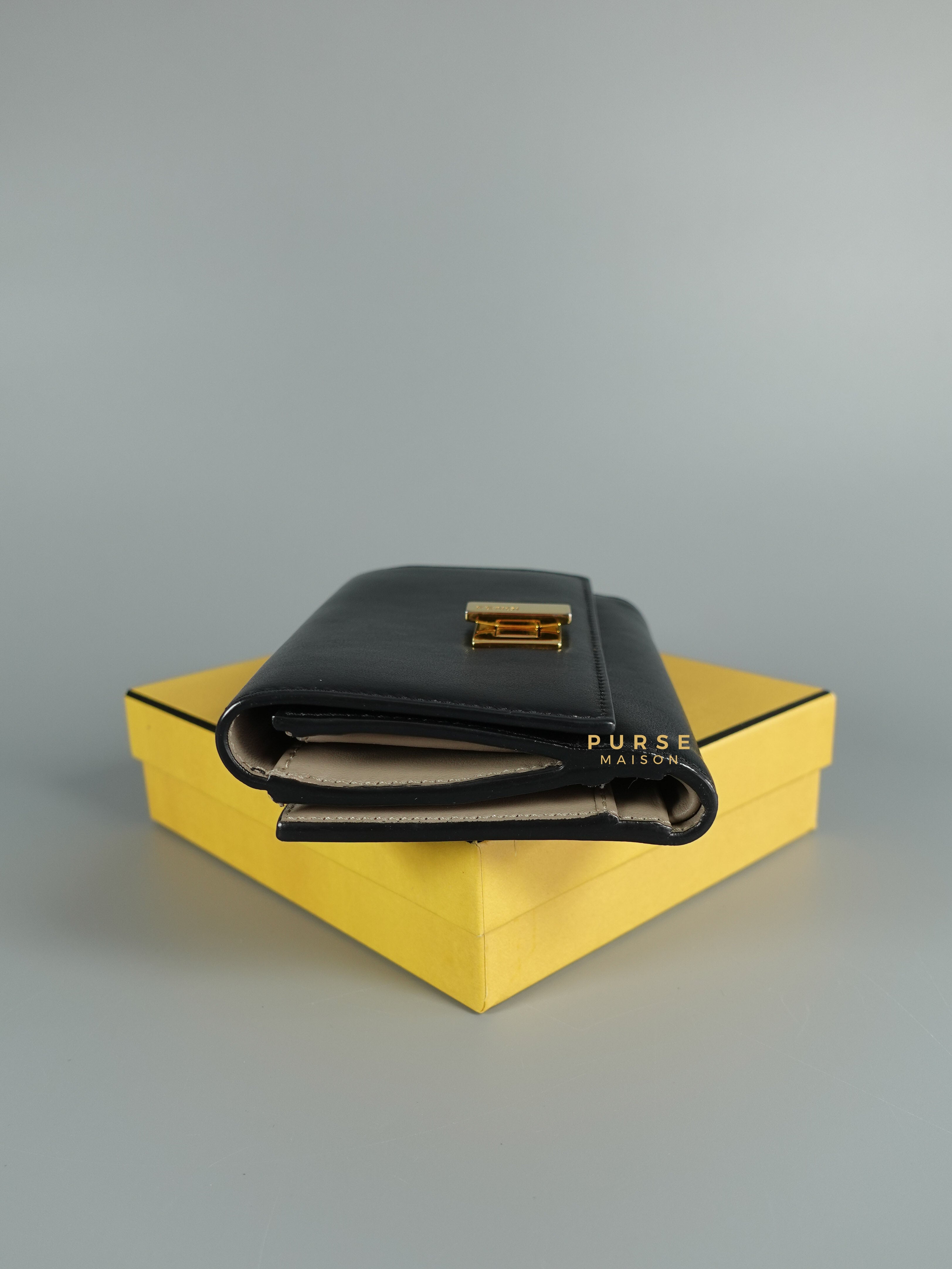 Fendi Peekaboo Medium Wallet Bicolor