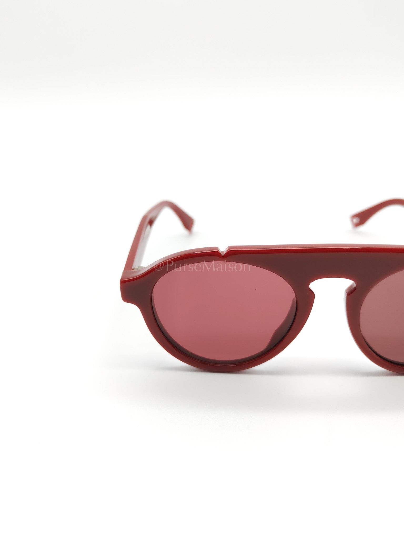 Sunglasses FF M0013/S C9AU1 52 in Neutral Plastic Red | Purse Maison Luxury Bags Shop