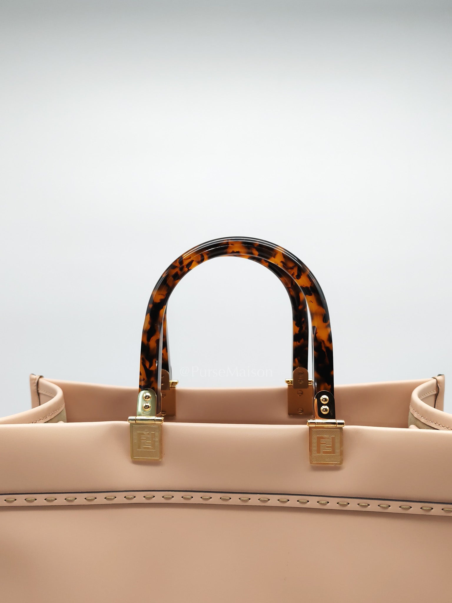 Fendi Sunshine Medium Tote Bag in Light Rose Shoulder Bag | Purse Maison Luxury Bags Shop