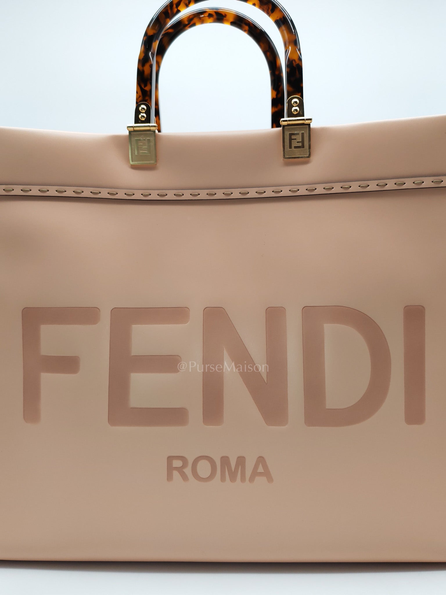 Fendi Sunshine Medium Tote Bag in Light Rose Shoulder Bag | Purse Maison Luxury Bags Shop