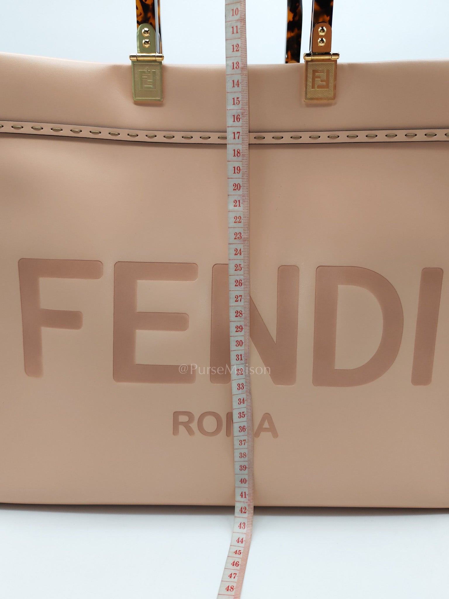 Fendi Sunshine Medium Tote Bag in Light Rose Shoulder Bag | Purse Maison Luxury Bags Shop