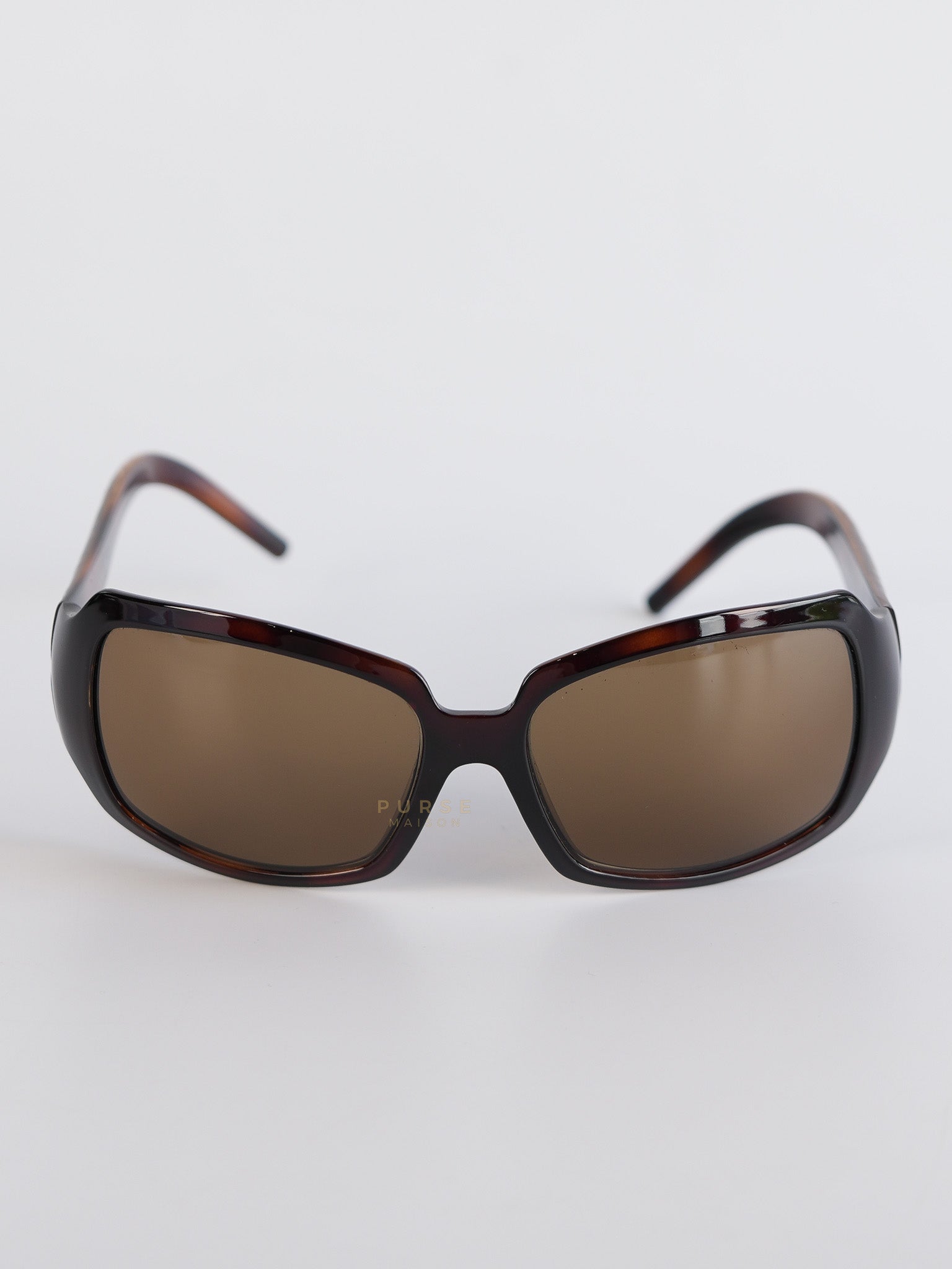 Zucca Pattern Sunglasses In Brown | Purse Maison