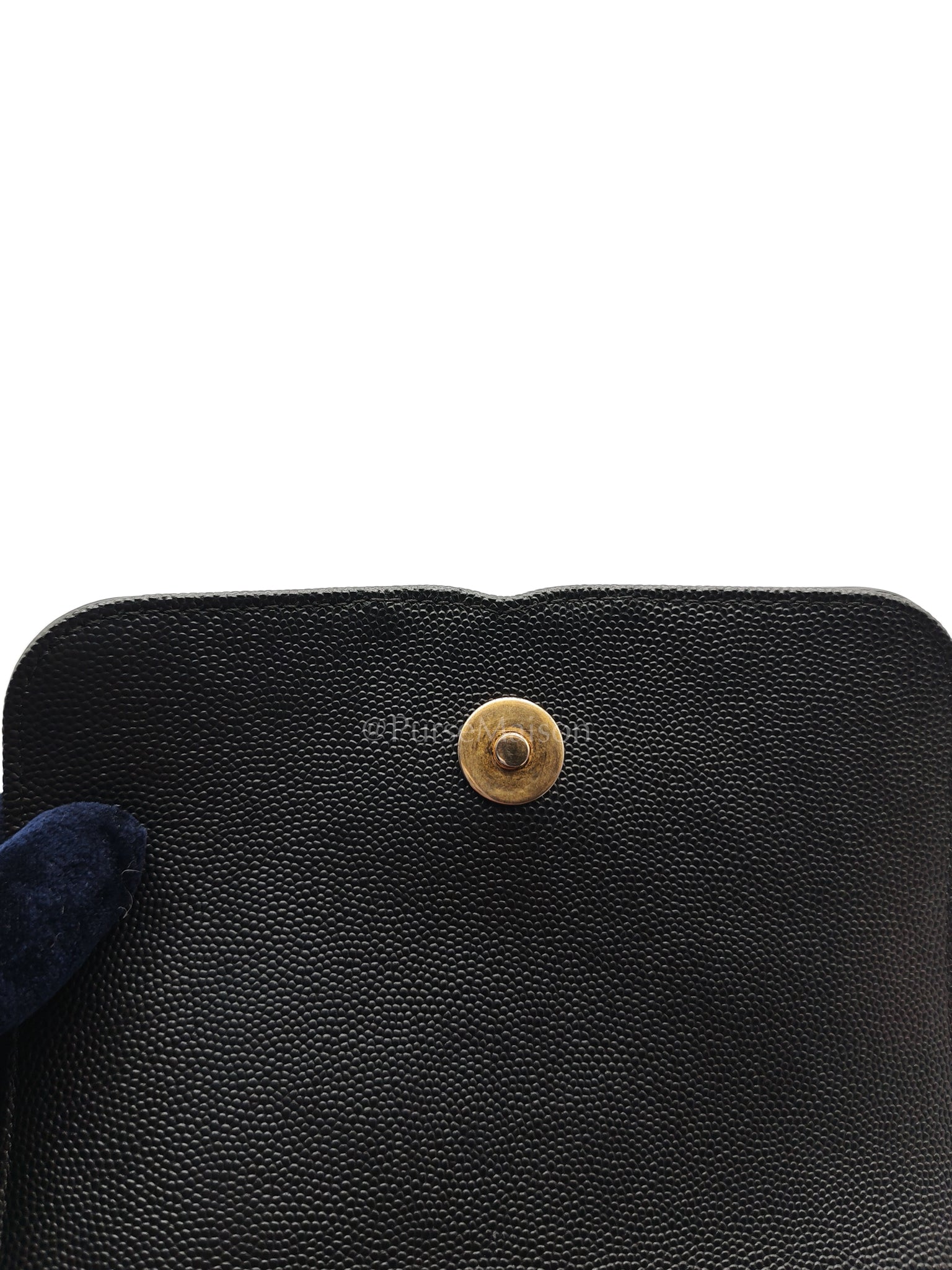 Filigree Backpack in Black Caviar Leather and Aged Gold Hardware Series 28 | Purse Maison Luxury Bags Shop