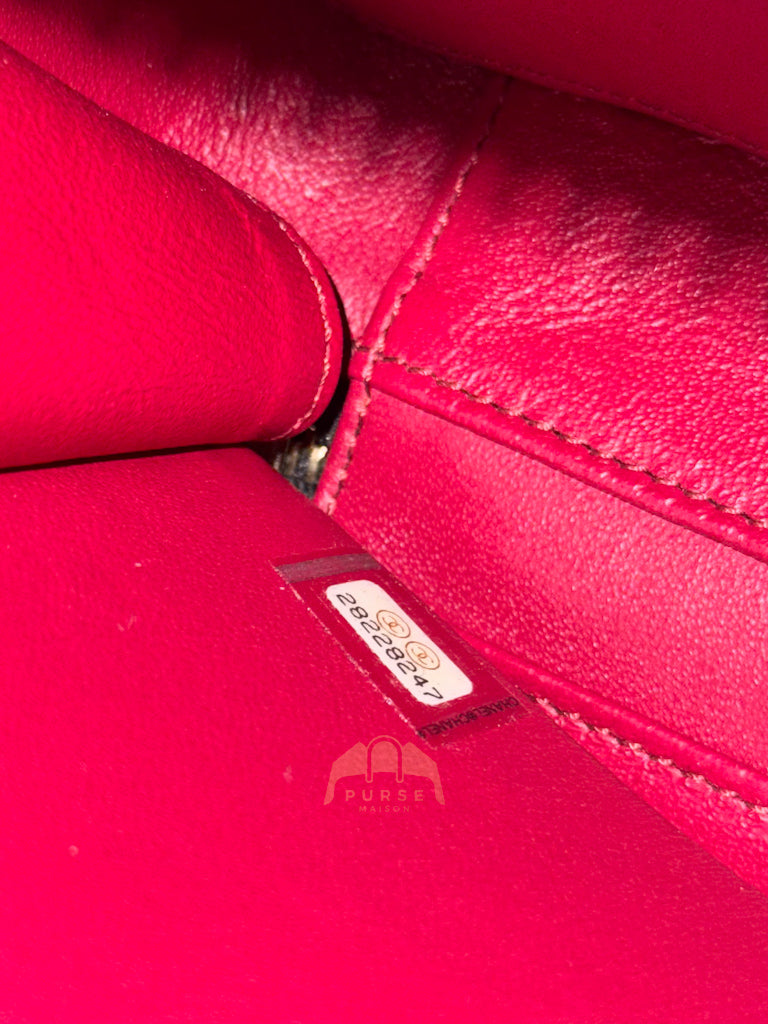 Filigree Vanity Small in Black Quilted Caviar and Aged Gold Hardware (Series 28) | Purse Maison Luxury Bags Shop