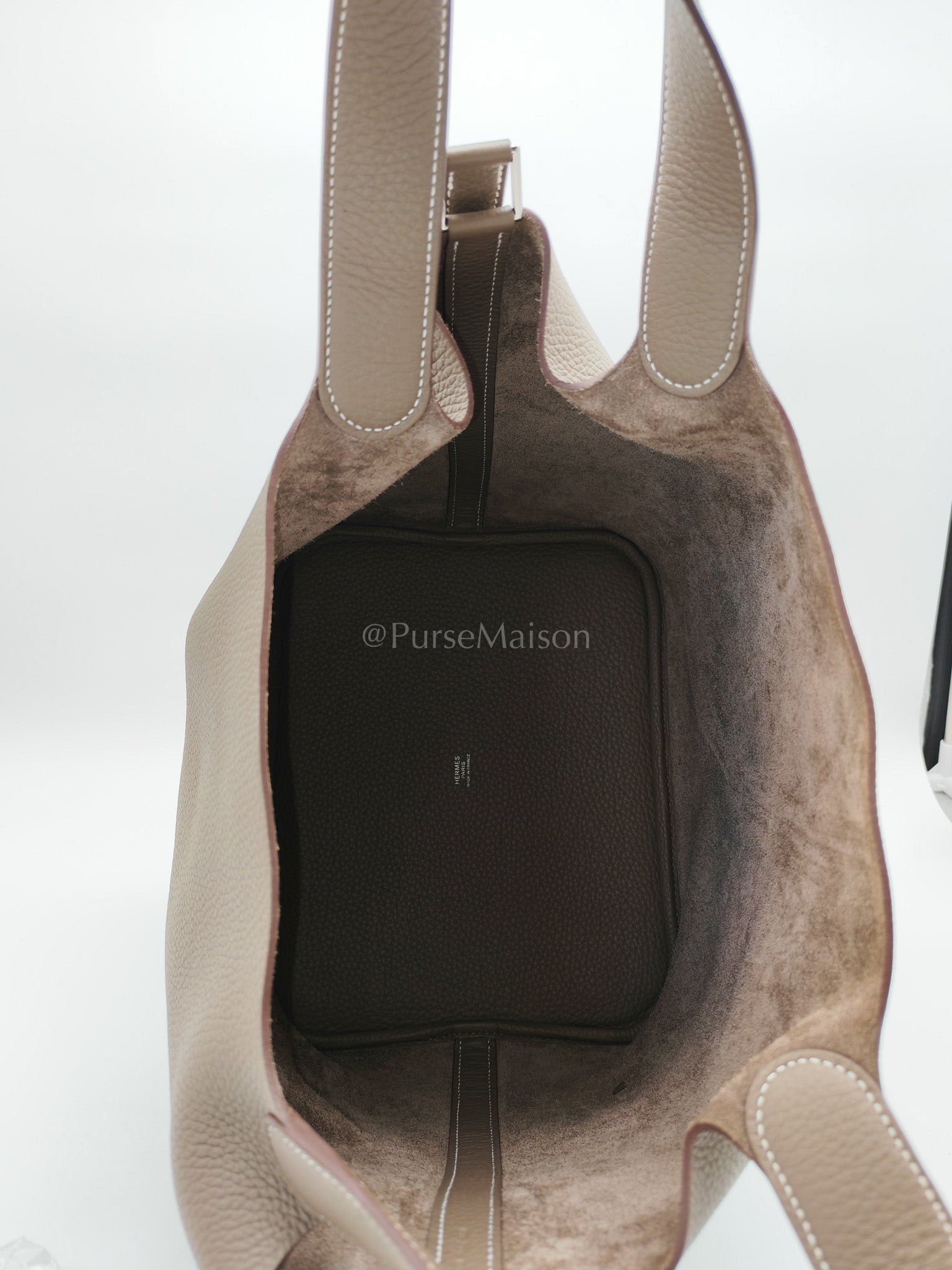 Fill Me in Rose Canelle Calfskin Leather Large Tote Bag Large | Purse Maison Luxury Bags Shop