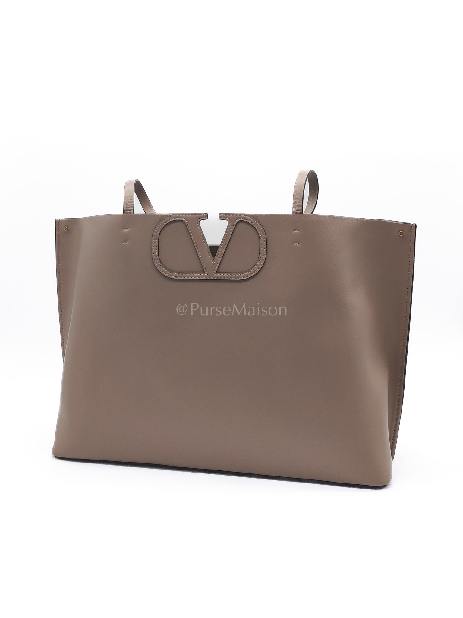 Fill Me in Rose Canelle Calfskin Leather Large Tote Bag Large | Purse Maison Luxury Bags Shop