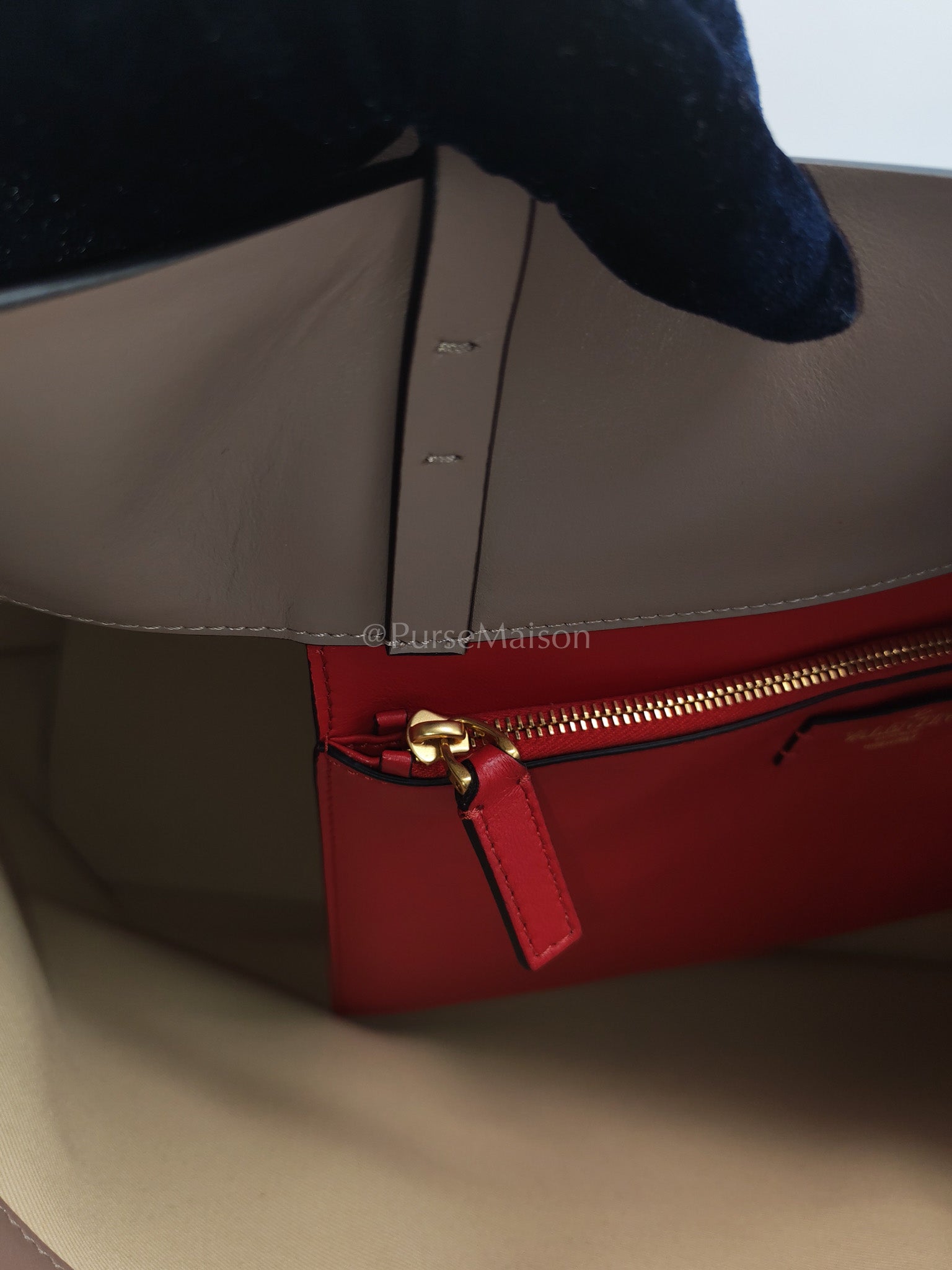Fill Me in Rose Canelle Calfskin Leather Large Tote Bag Large | Purse Maison Luxury Bags Shop