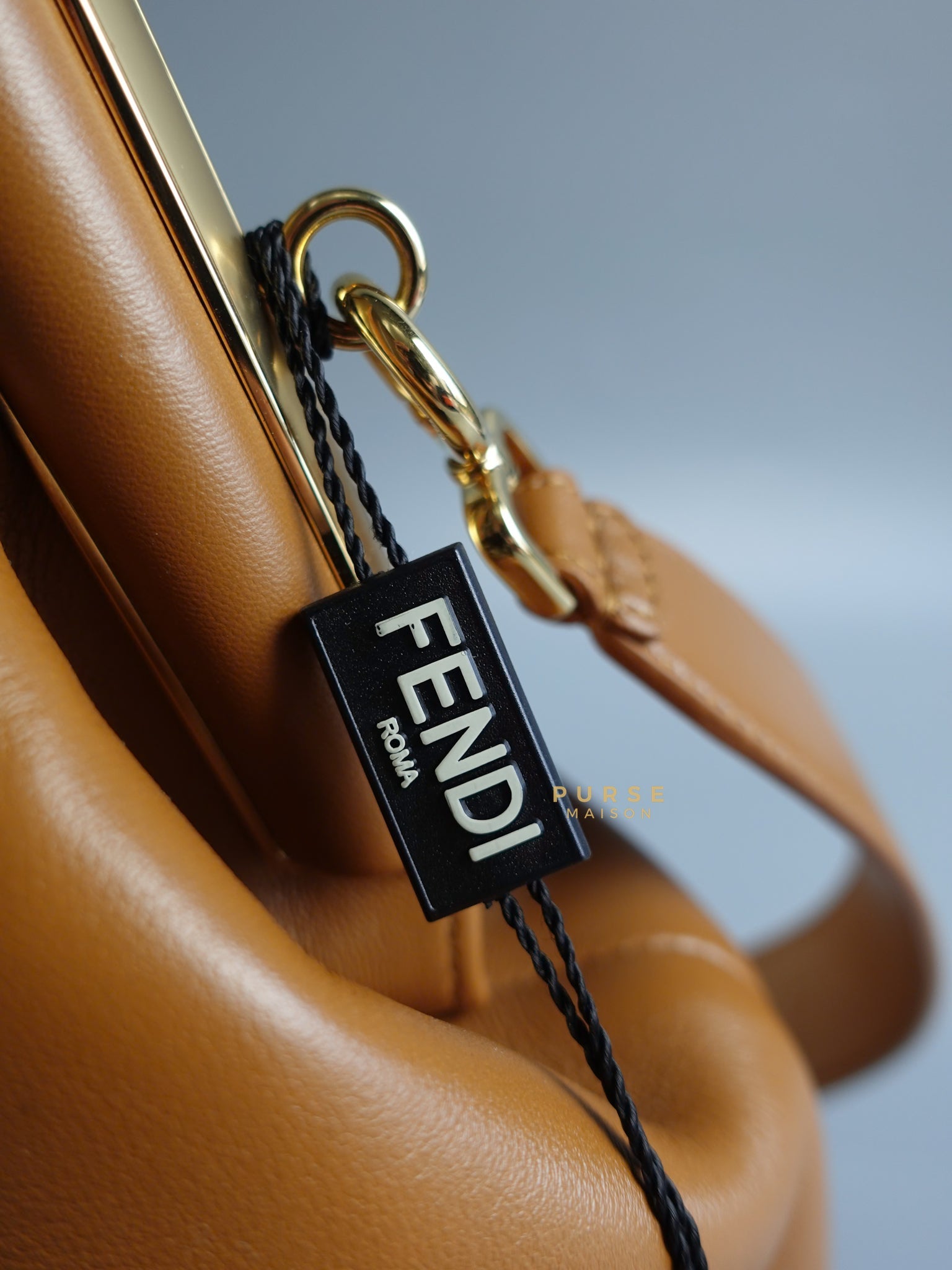 First Medium in Caramel Nappa Bag | Purse Maison Luxury Bags Shop