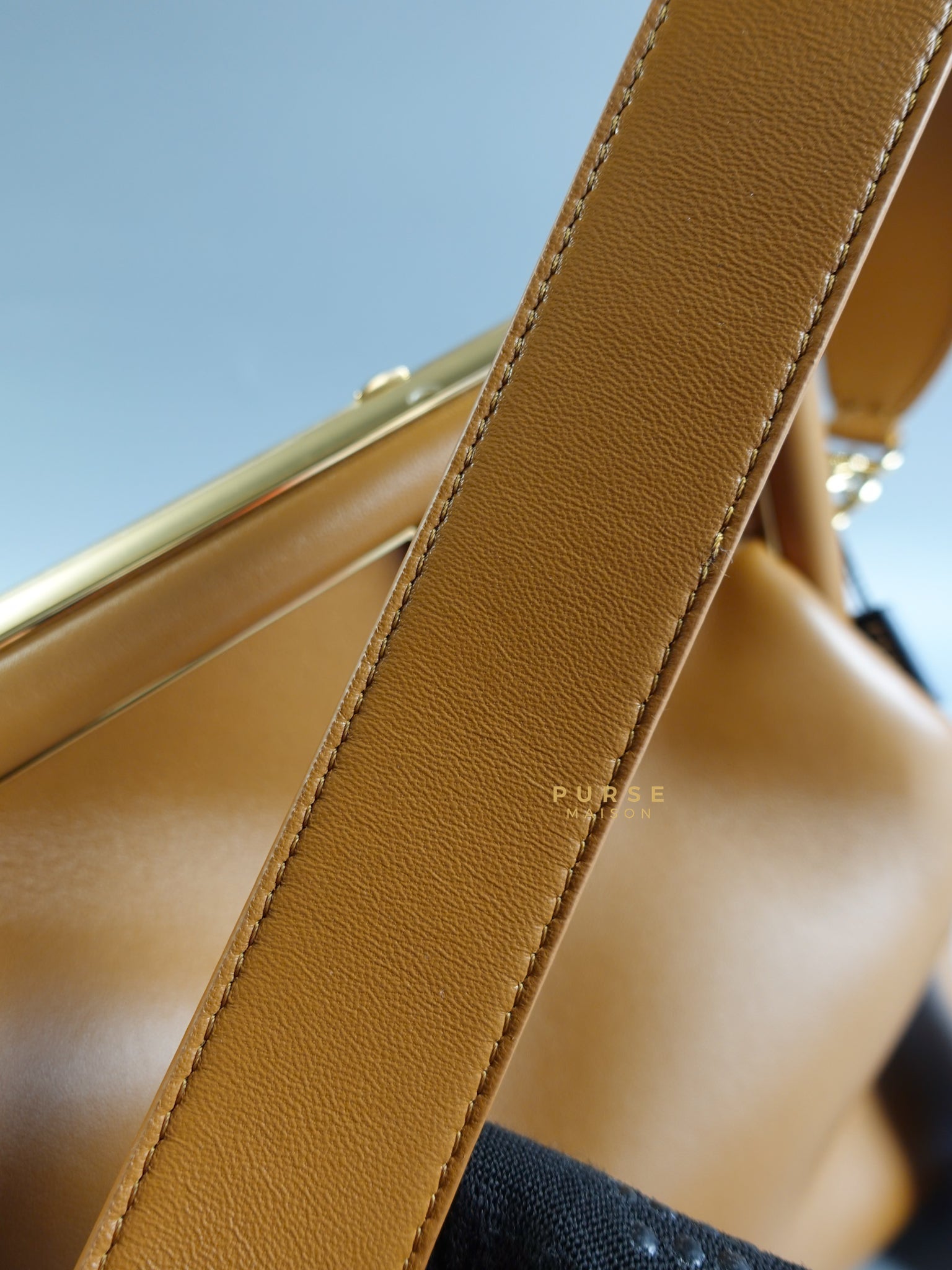 First Medium in Caramel Nappa Bag | Purse Maison Luxury Bags Shop