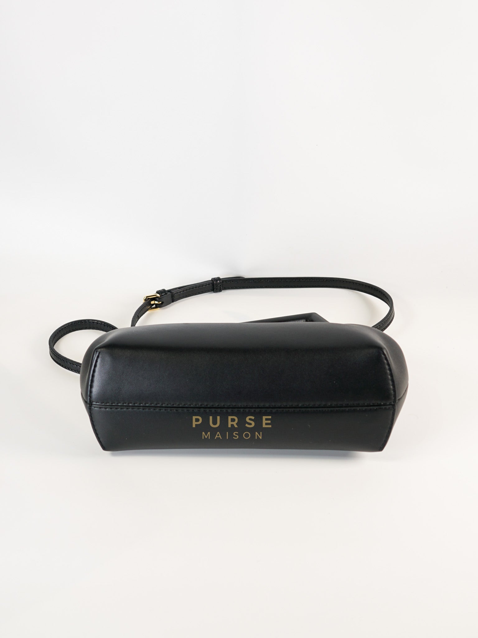 First Small in Noir Nappa Bag | Purse Maison Luxury Bags Shop