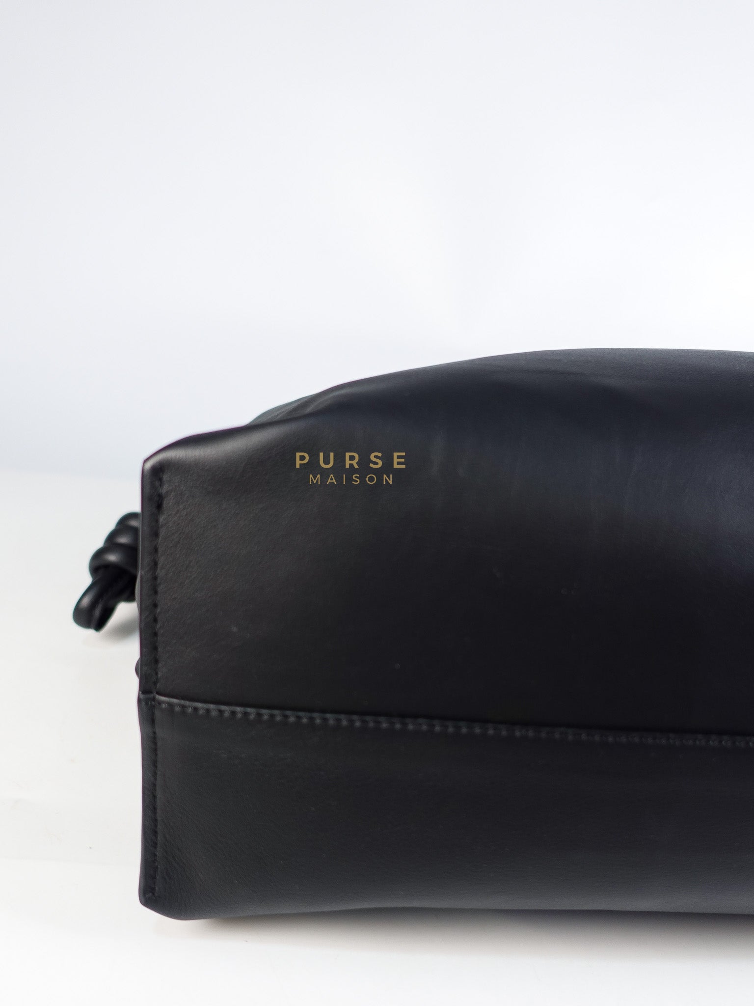 Flamenco Tote Bag Large in Black Nappa Calfskin Leather | Purse Maison Luxury Bags Shop