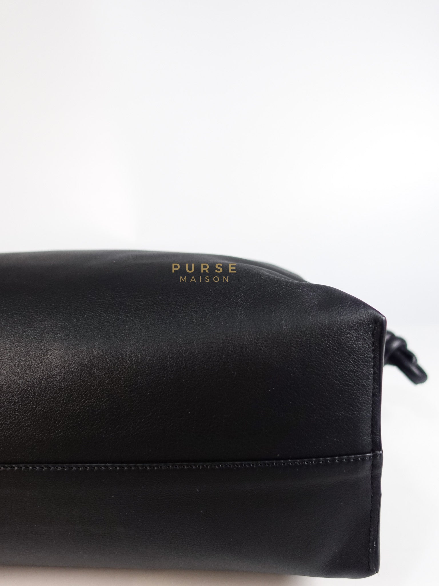 Flamenco Tote Bag Large in Black Nappa Calfskin Leather | Purse Maison Luxury Bags Shop