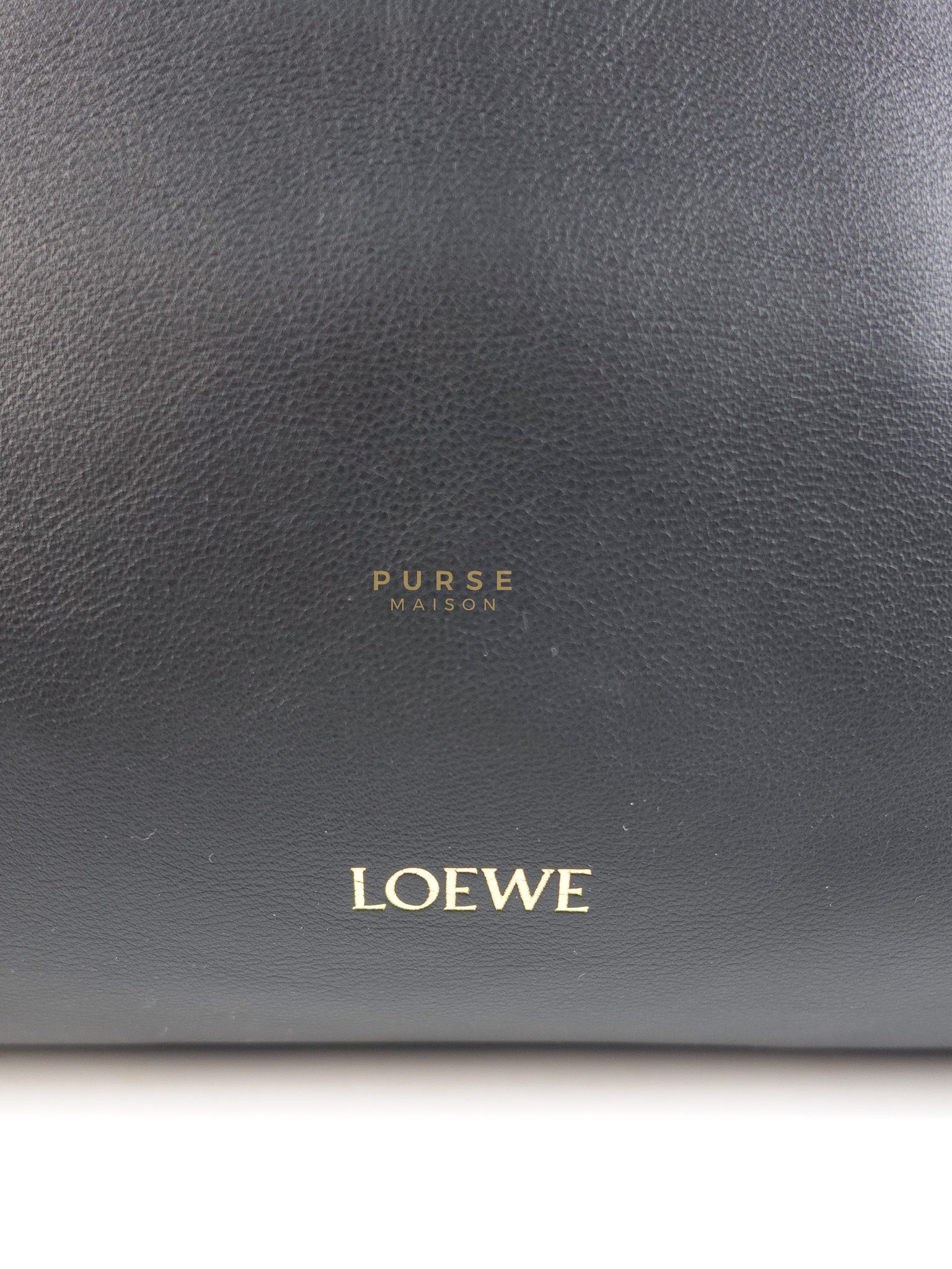 Flamenco Tote Bag Large in Black Nappa Calfskin Leather | Purse Maison Luxury Bags Shop