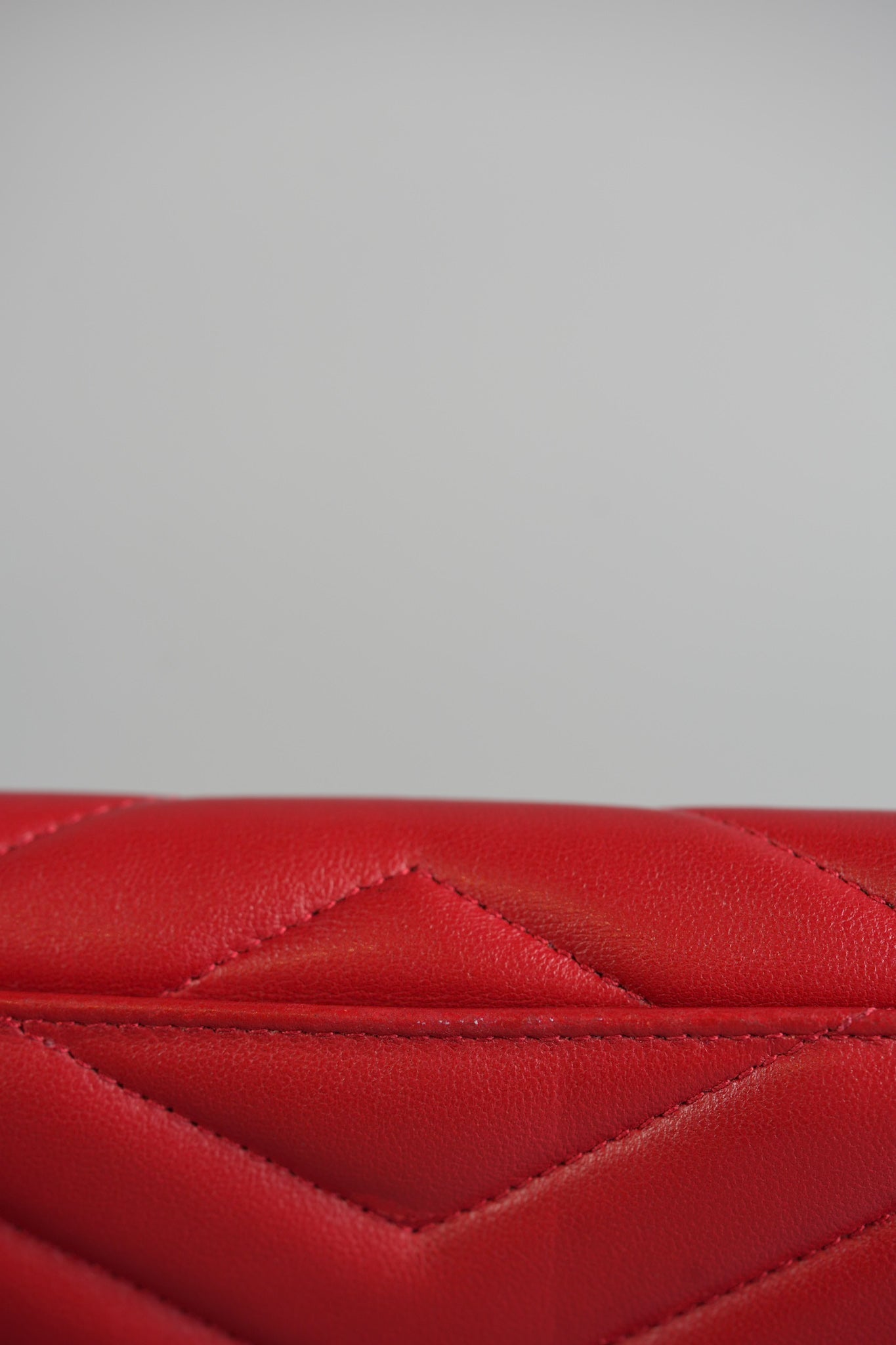 Flap Wallet in Red Lambskin Leather | Purse Maison Luxury Bags Shop