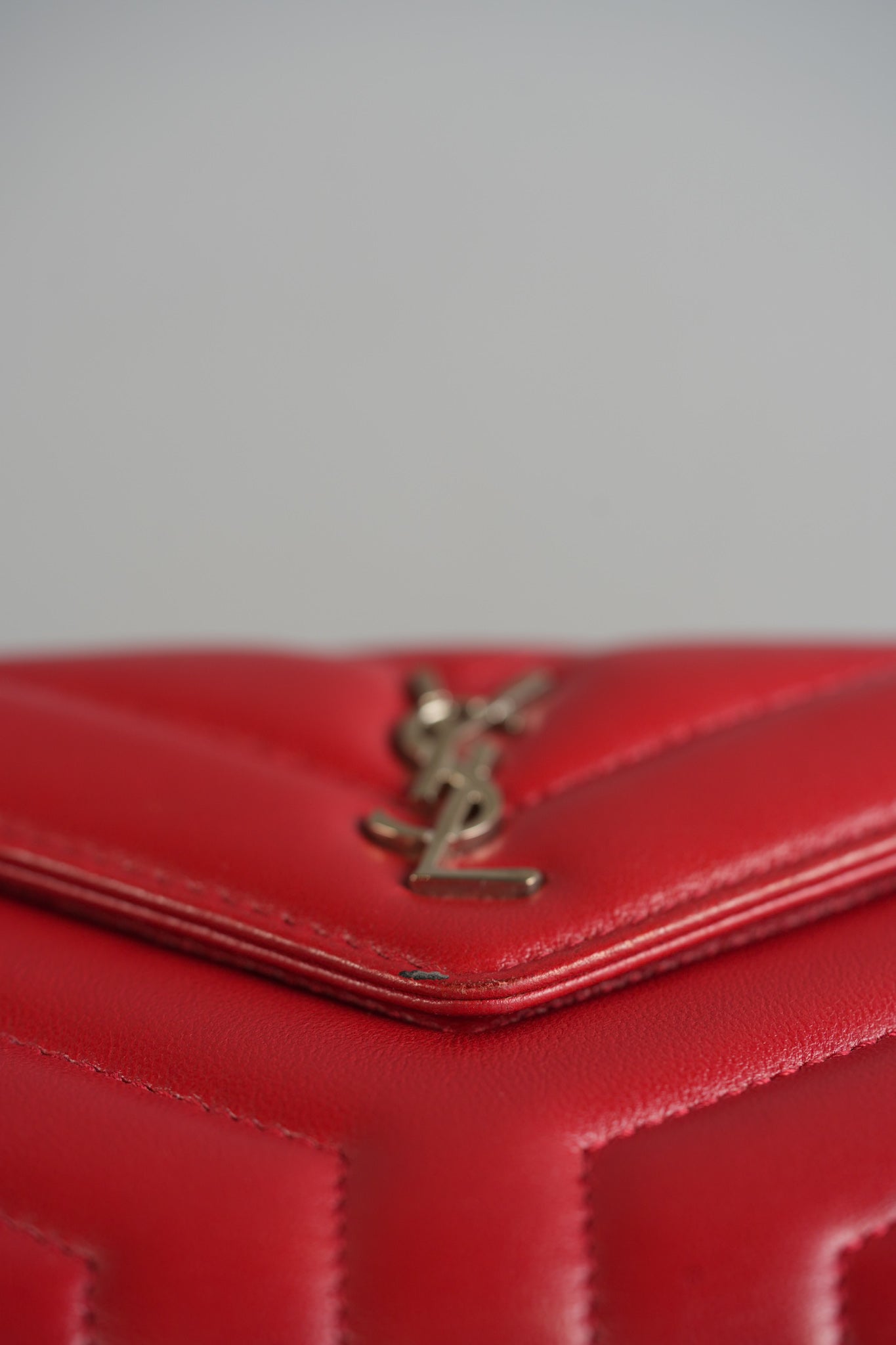 Flap Wallet in Red Lambskin Leather | Purse Maison Luxury Bags Shop