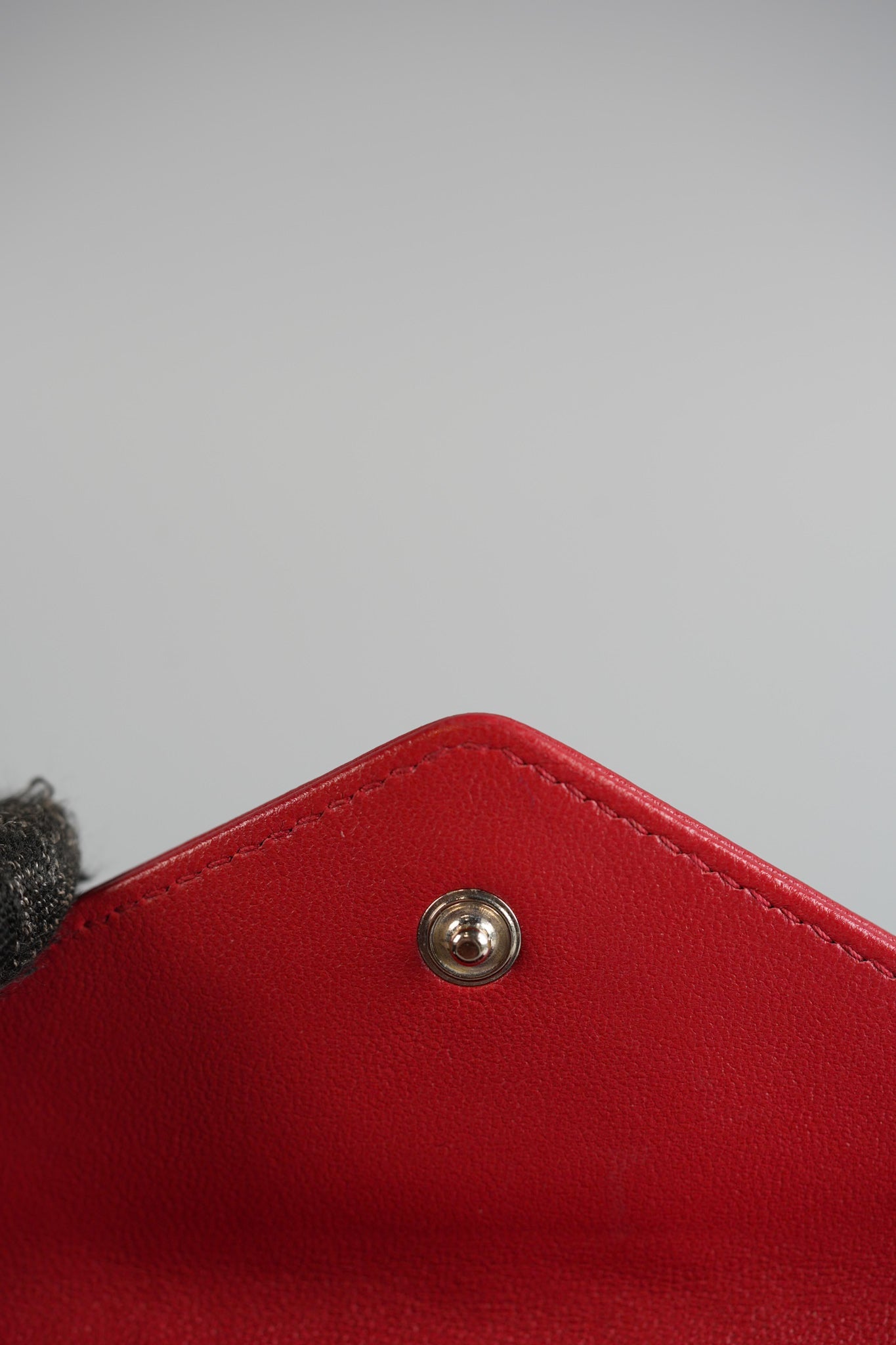 Flap Wallet in Red Lambskin Leather | Purse Maison Luxury Bags Shop