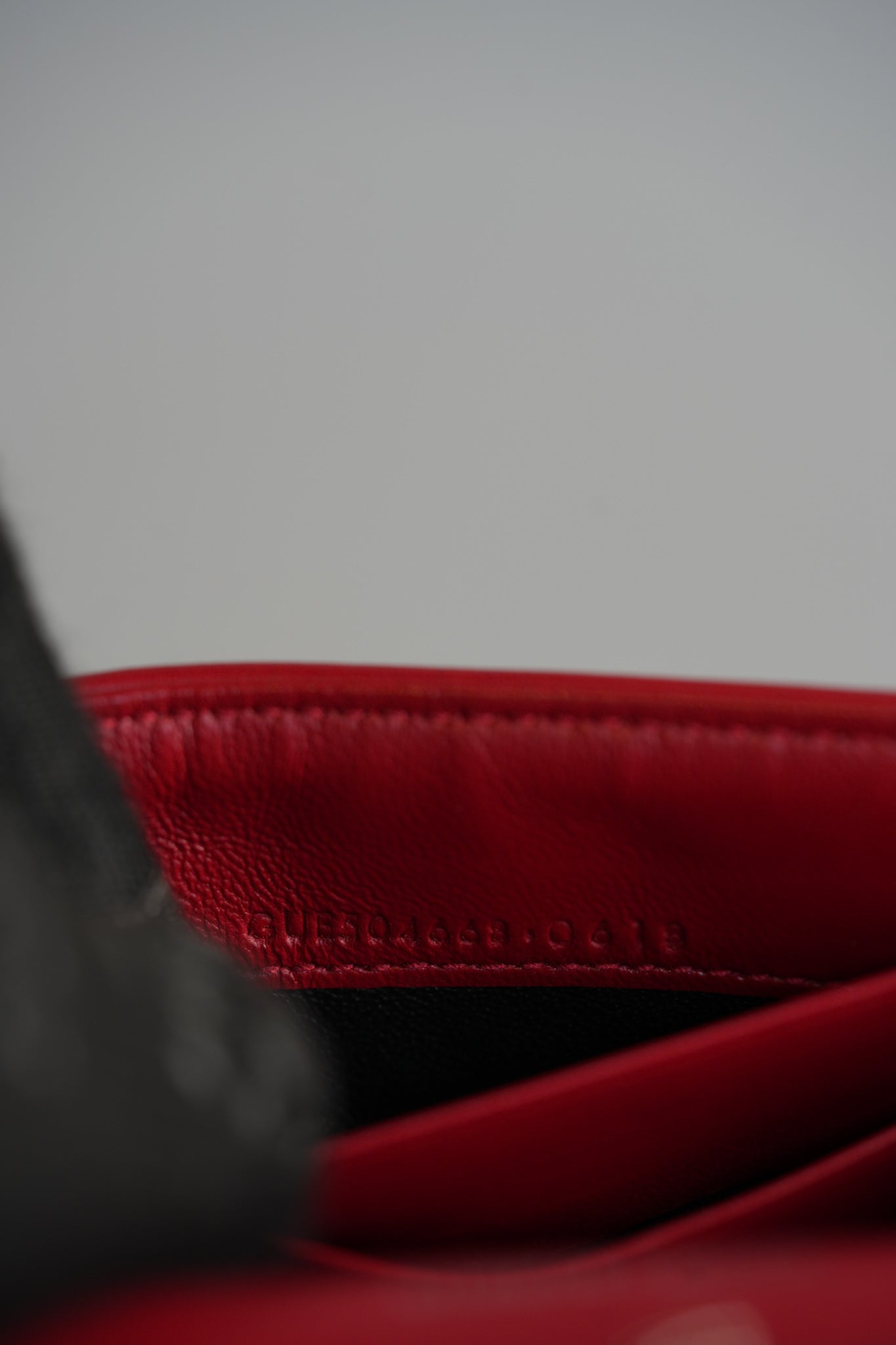 Flap Wallet in Red Lambskin Leather | Purse Maison Luxury Bags Shop