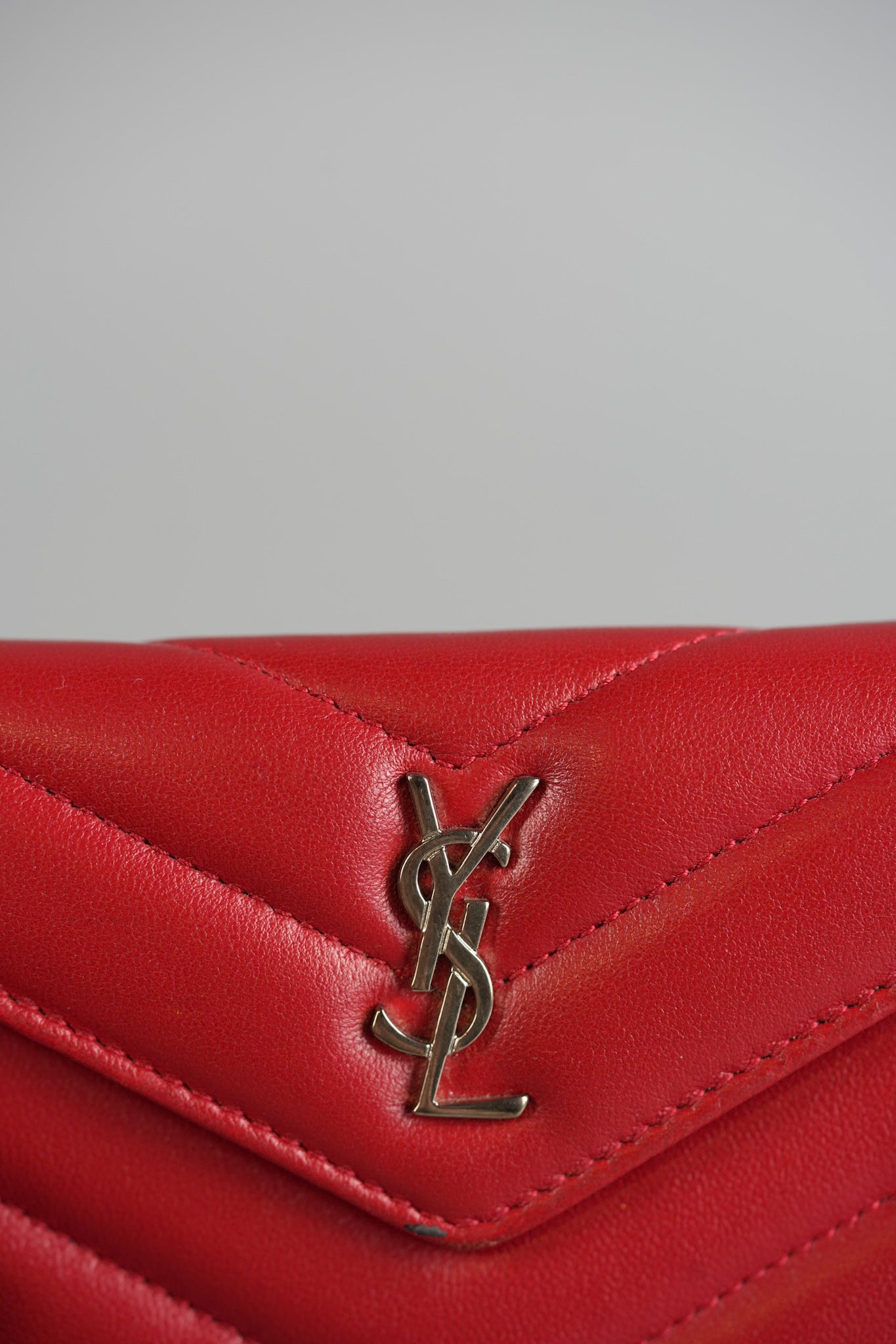 Flap Wallet in Red Lambskin Leather | Purse Maison Luxury Bags Shop