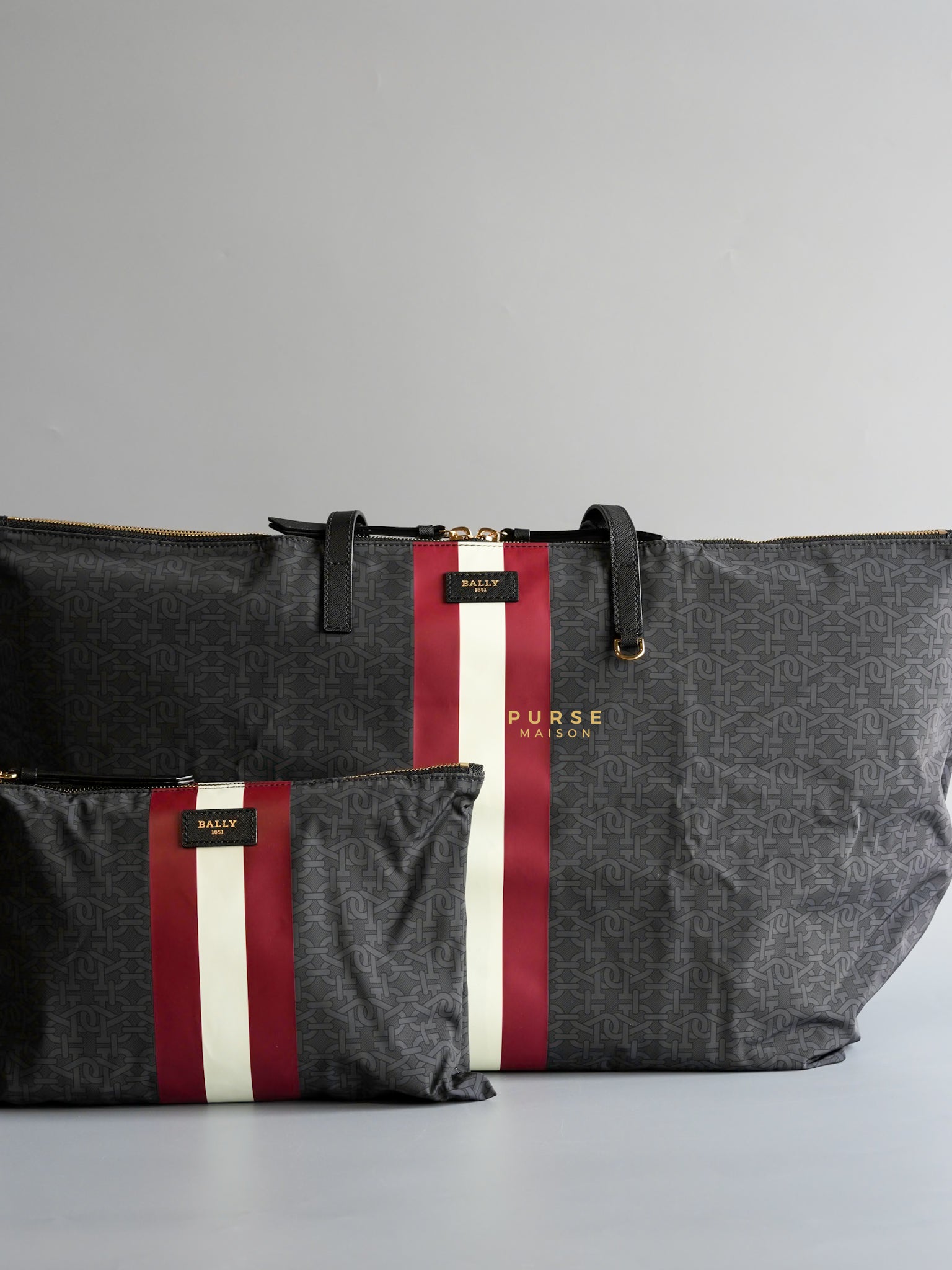 Foldable Black Tote Bag | Purse Maison Luxury Bags Shop