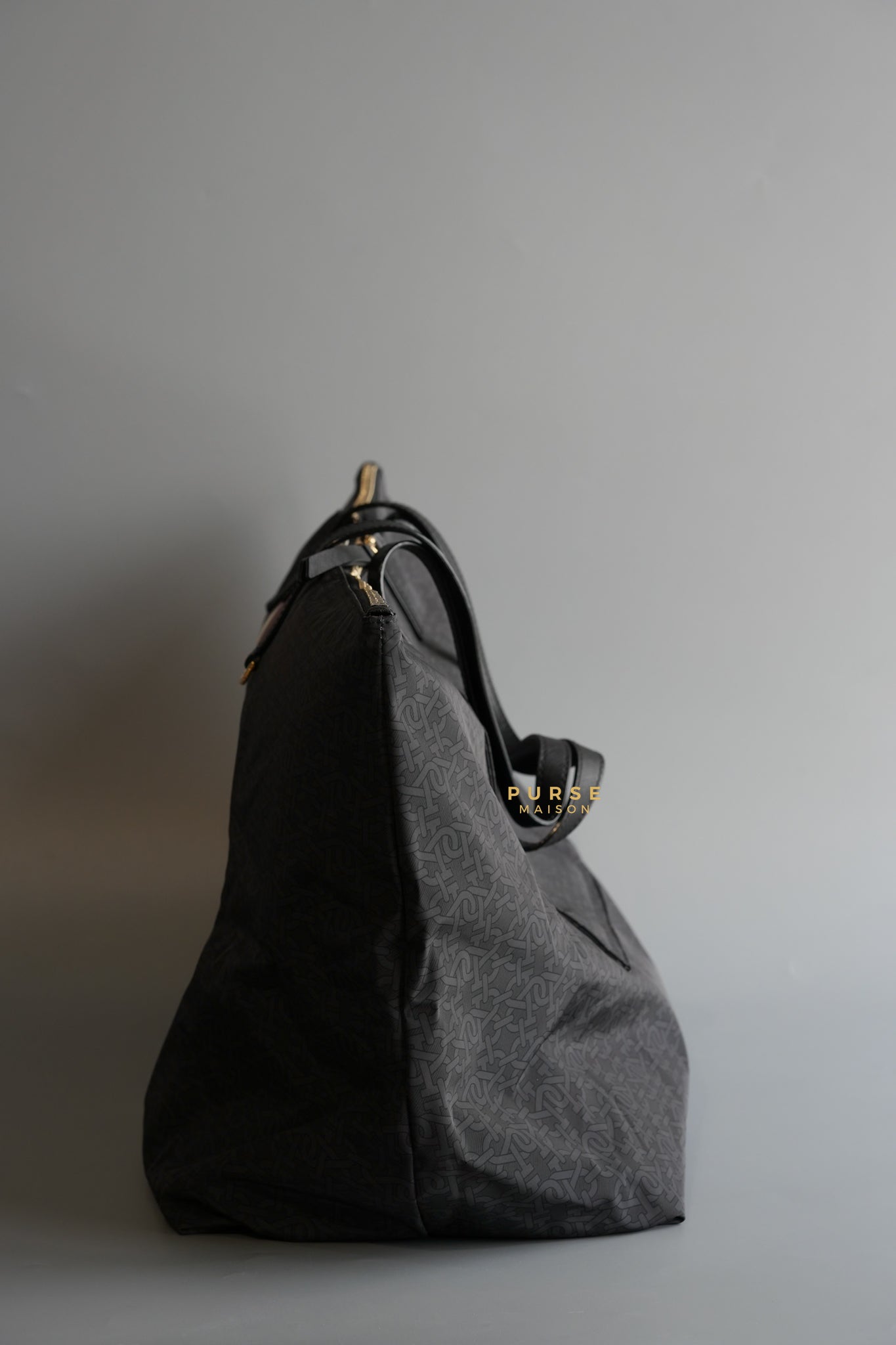 Foldable Black Tote Bag | Purse Maison Luxury Bags Shop