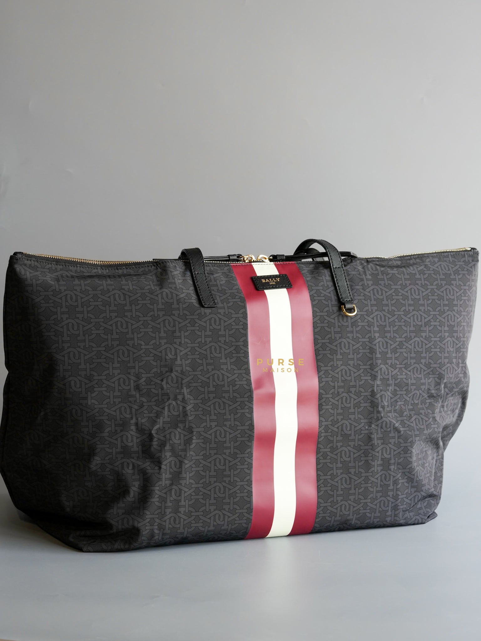 Foldable Black Tote Bag | Purse Maison Luxury Bags Shop
