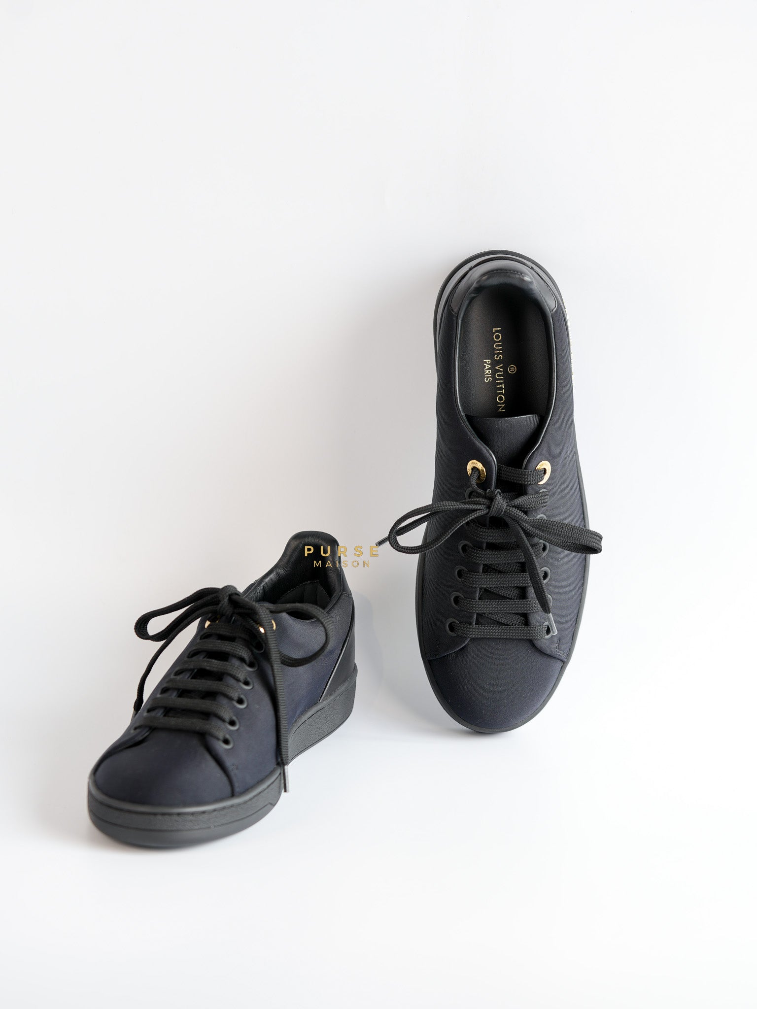 Frontrow Black Amazing Trainers Size 36 EU (23cm) | Purse Maison Luxury Bags Shop