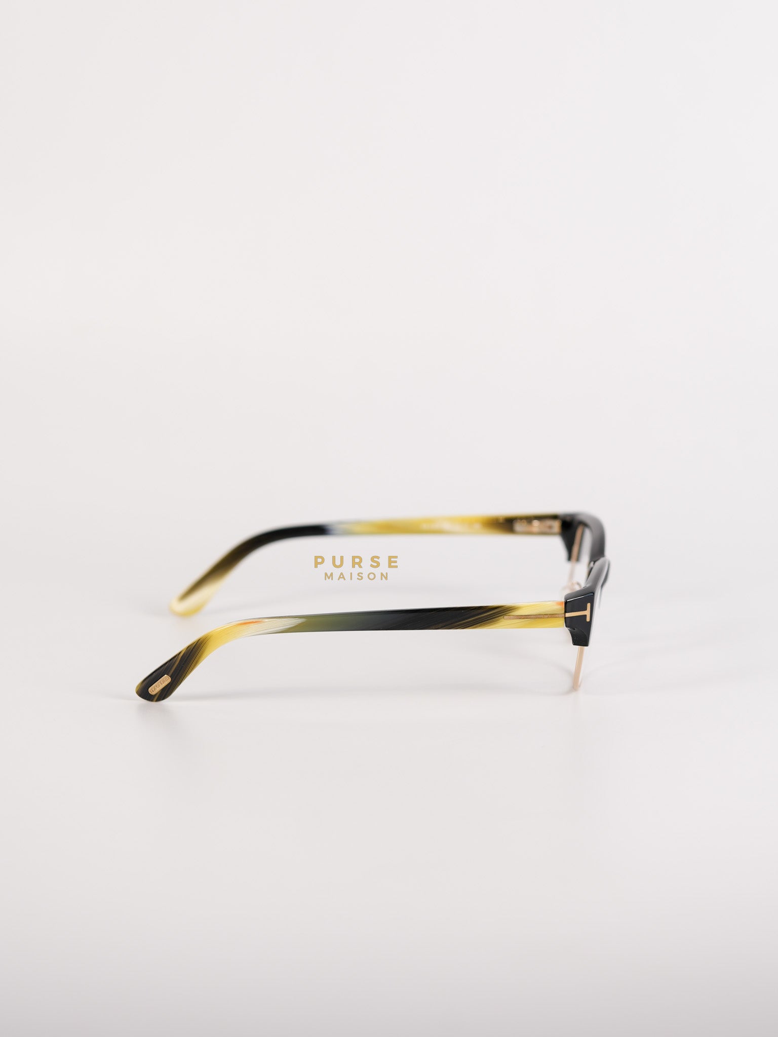 FT5307 52 001 Half-Rim Acetate Frame Sunglasses | Purse Maison Luxury Bags Shop