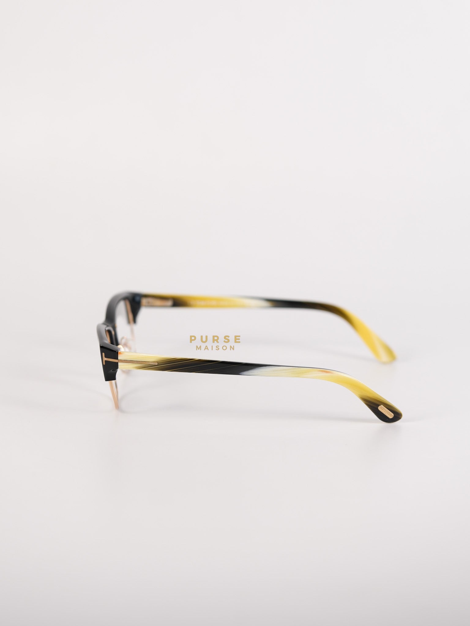 FT5307 52 001 Half-Rim Acetate Frame Sunglasses | Purse Maison Luxury Bags Shop