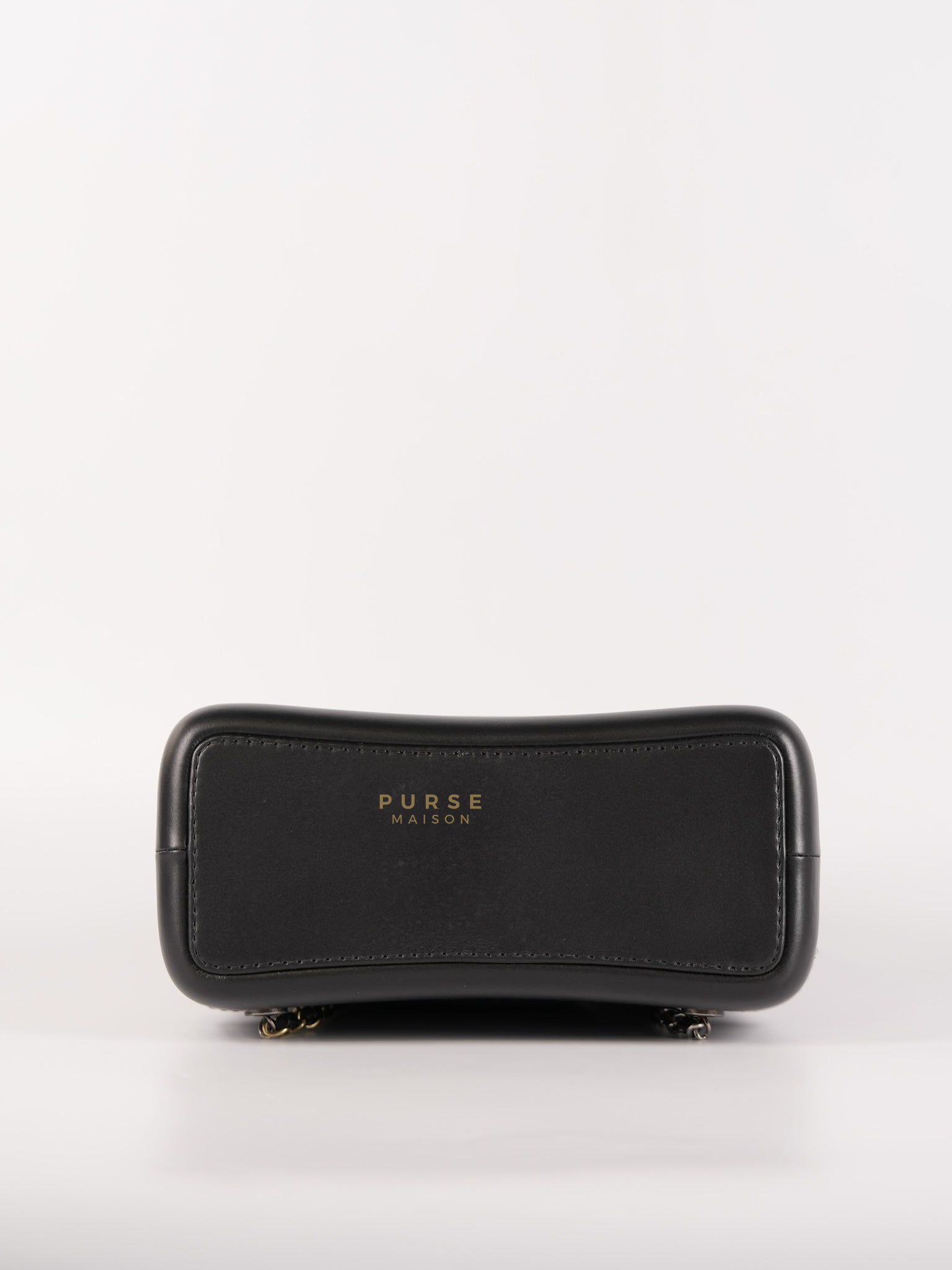 Gabrielle Backpack Navy Blue Aged Calfskin Leather and Mix Hardware Series 24 | Purse Maison Luxury Bags Shop
