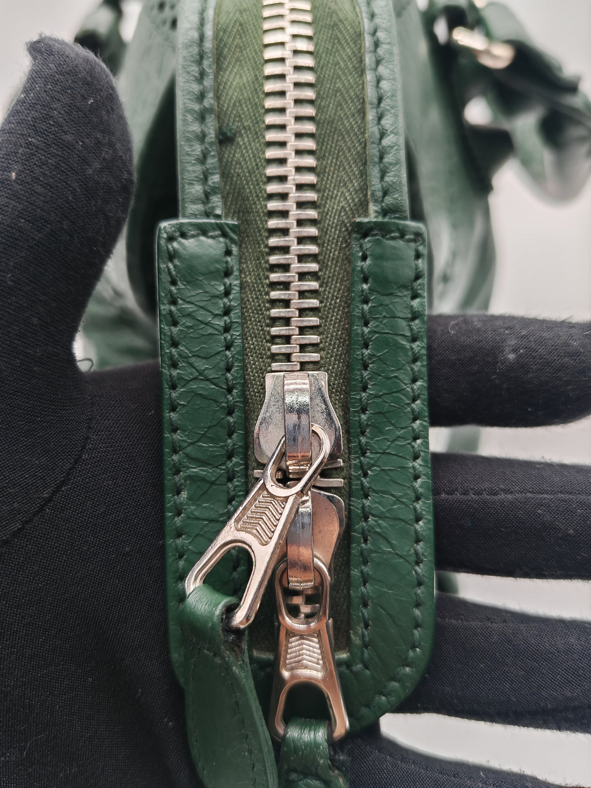 Balenciaga Le City Bag in Deep Green