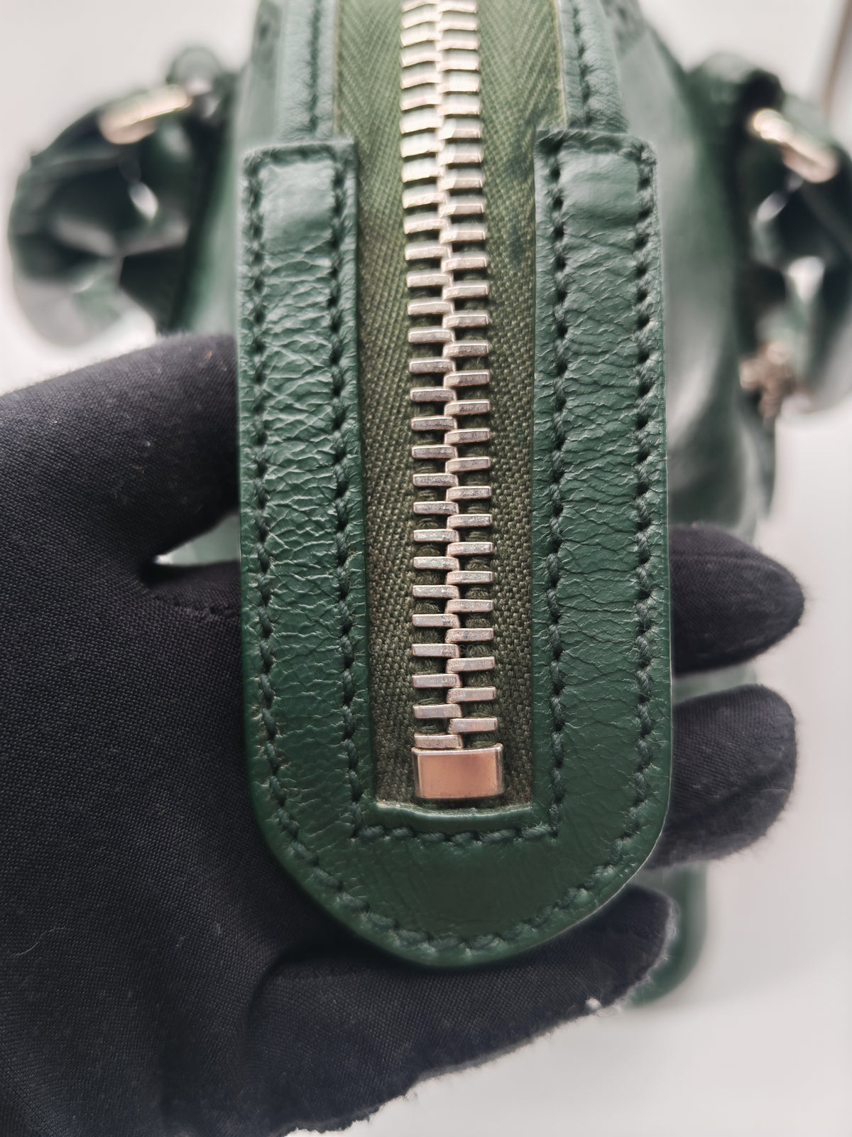 Balenciaga Le City Bag in Deep Green