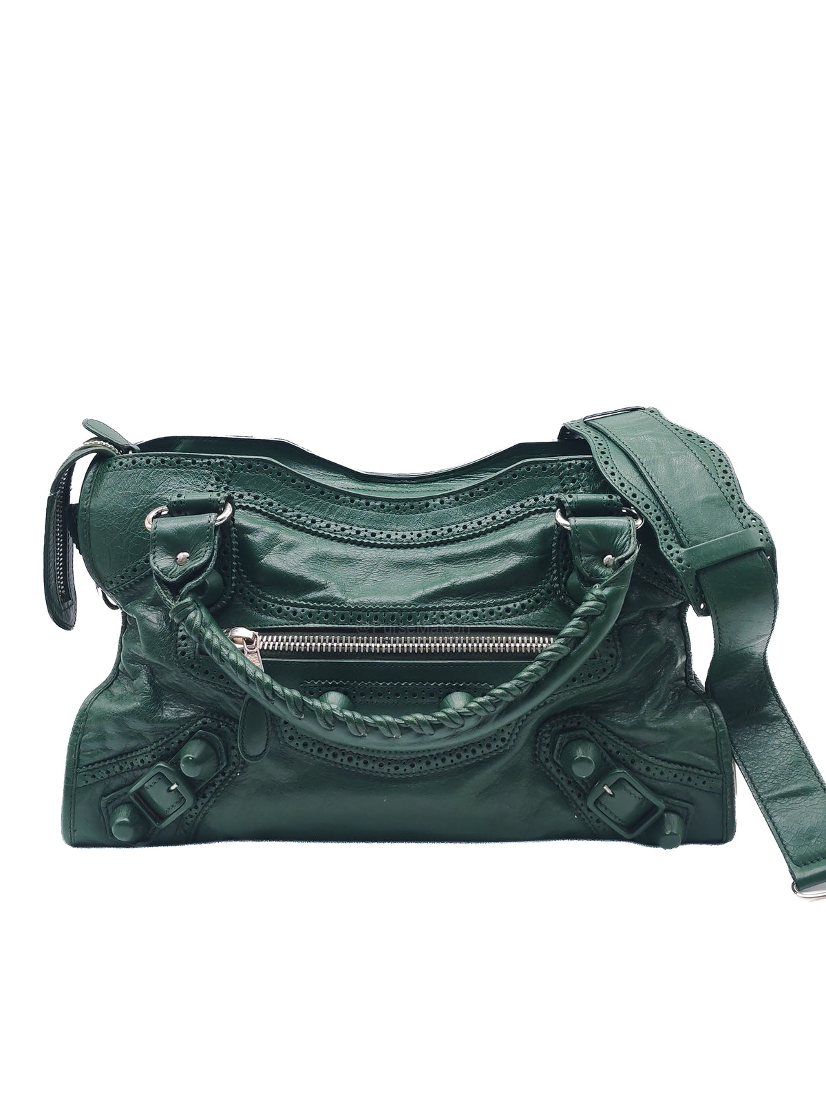 Balenciaga Le City Bag in Deep Green