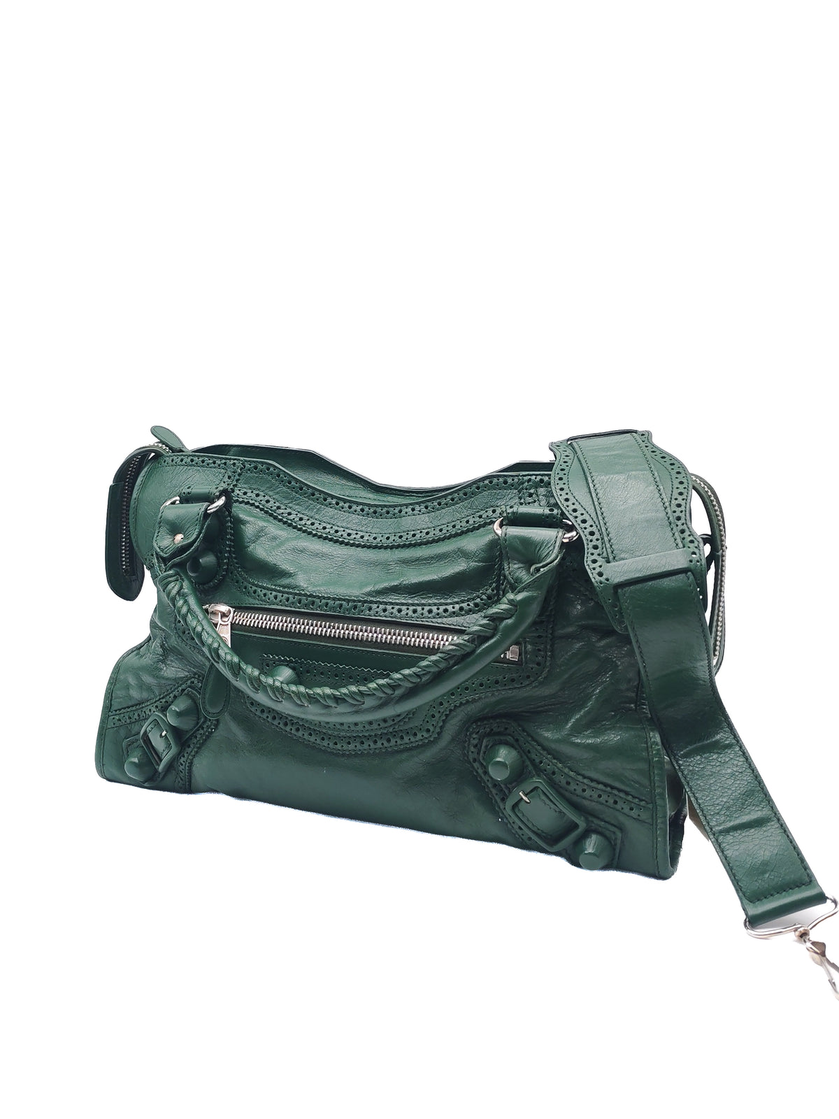 Balenciaga Le City Bag in Deep Green