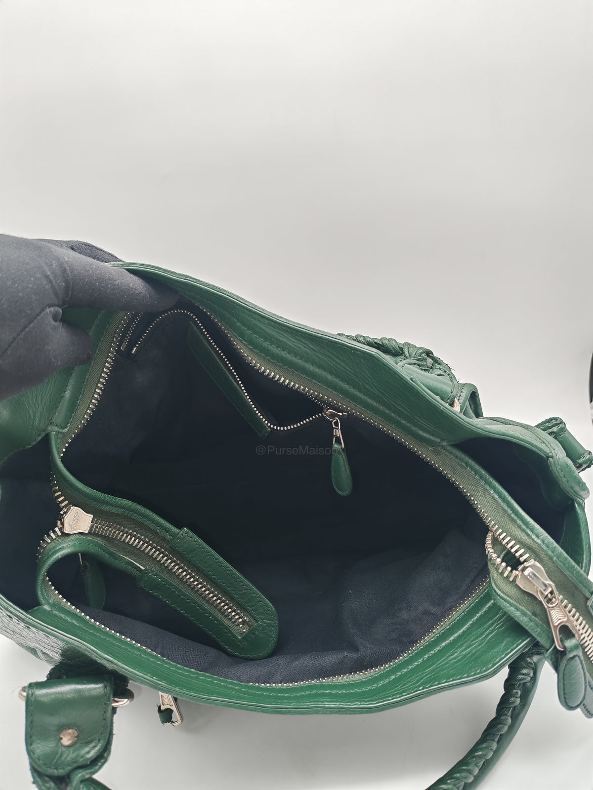 Balenciaga Le City Bag in Deep Green