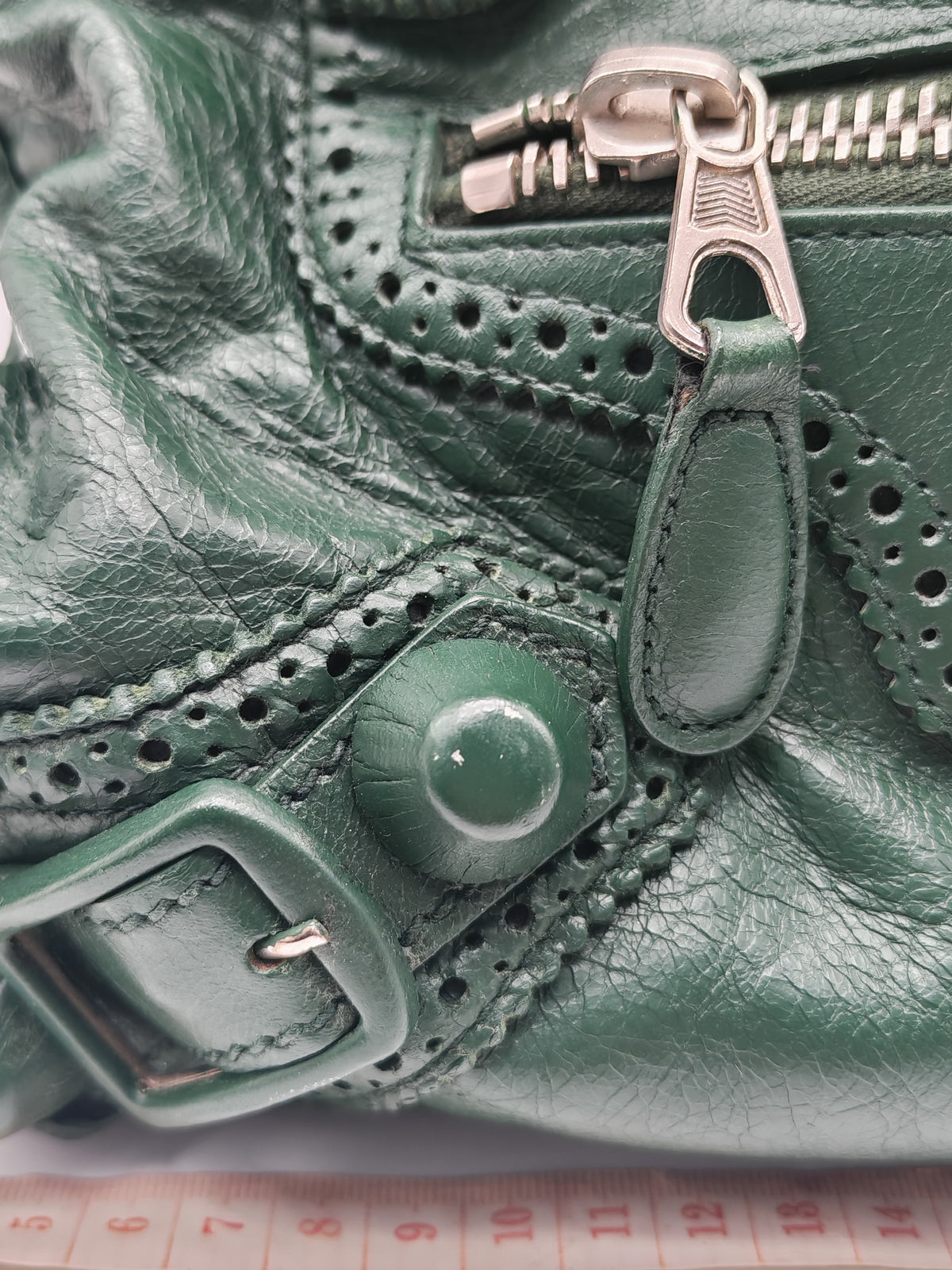 Balenciaga Le City Bag in Deep Green
