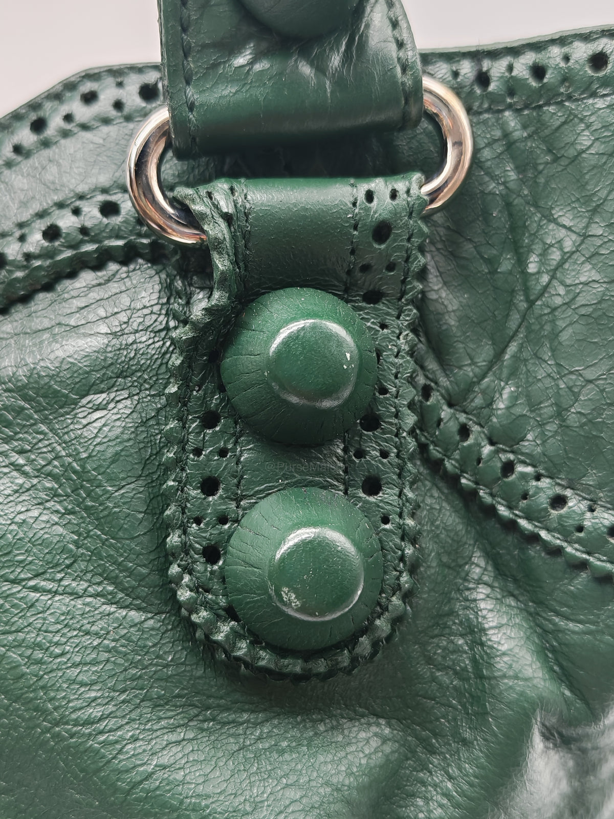 Balenciaga Le City Bag in Deep Green